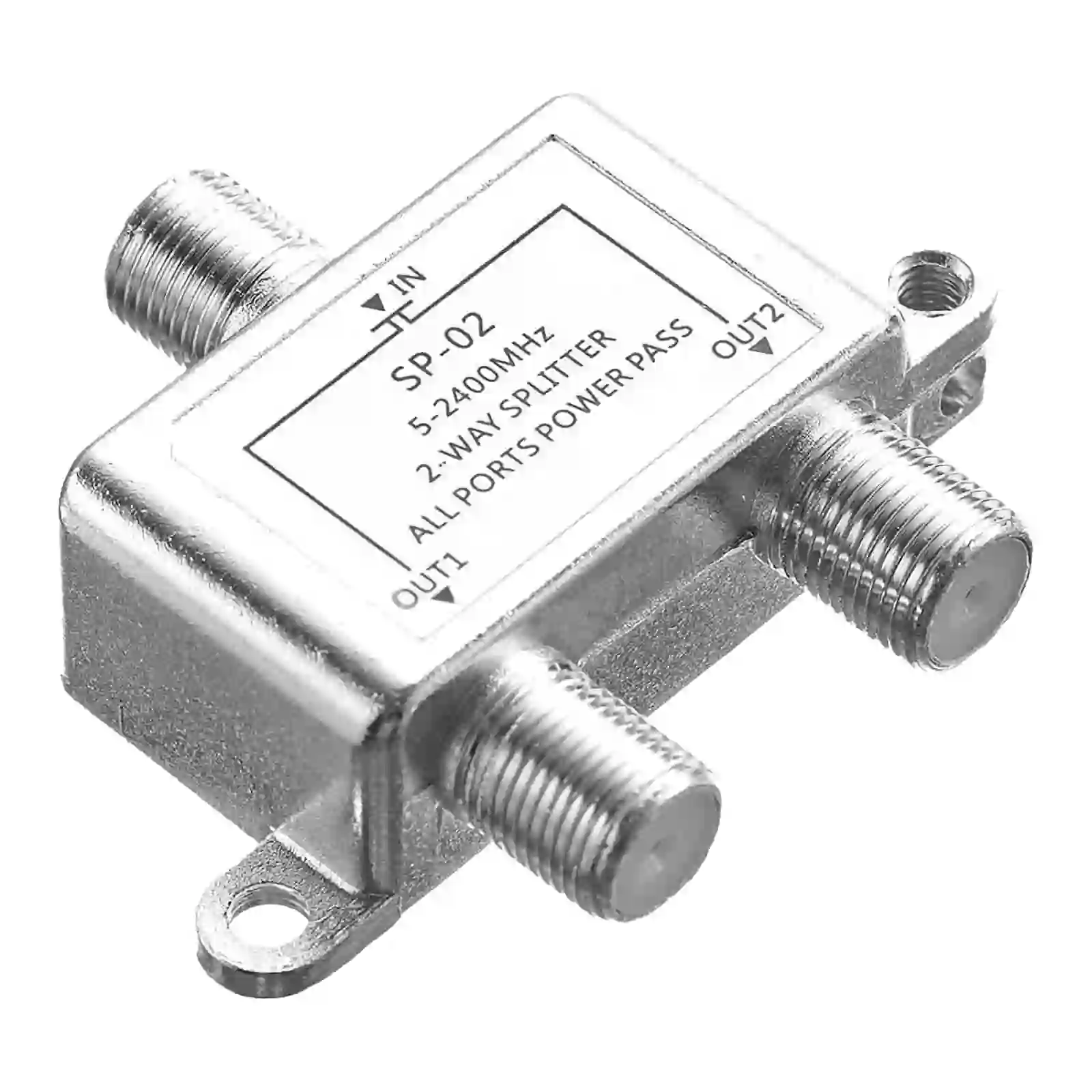 Coaxial Cable Splitter – 5-2400MHz Bi-Directional