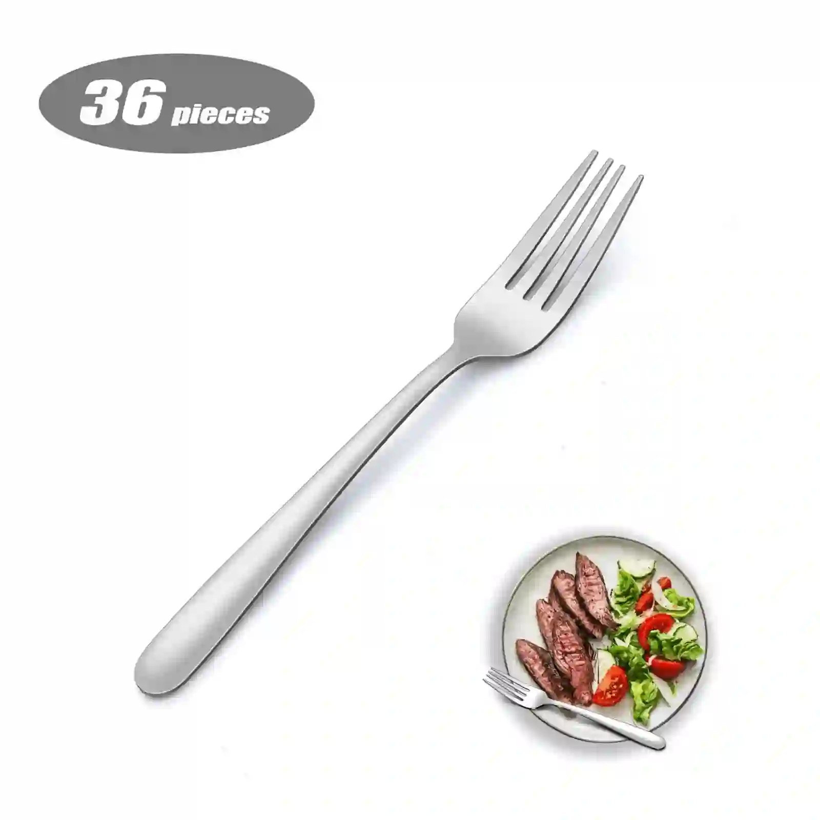 Bestdin Salad Forks, 36 Pieces Stainless Steel Forks Set