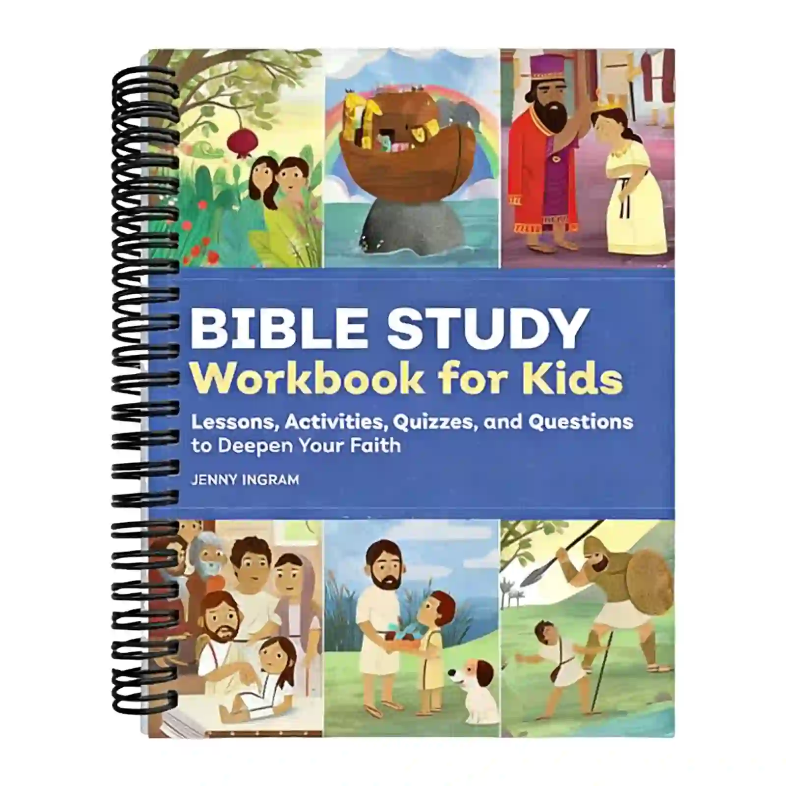 Bible Study Workbook for Kids: Lessons, Twin-Wire Binding