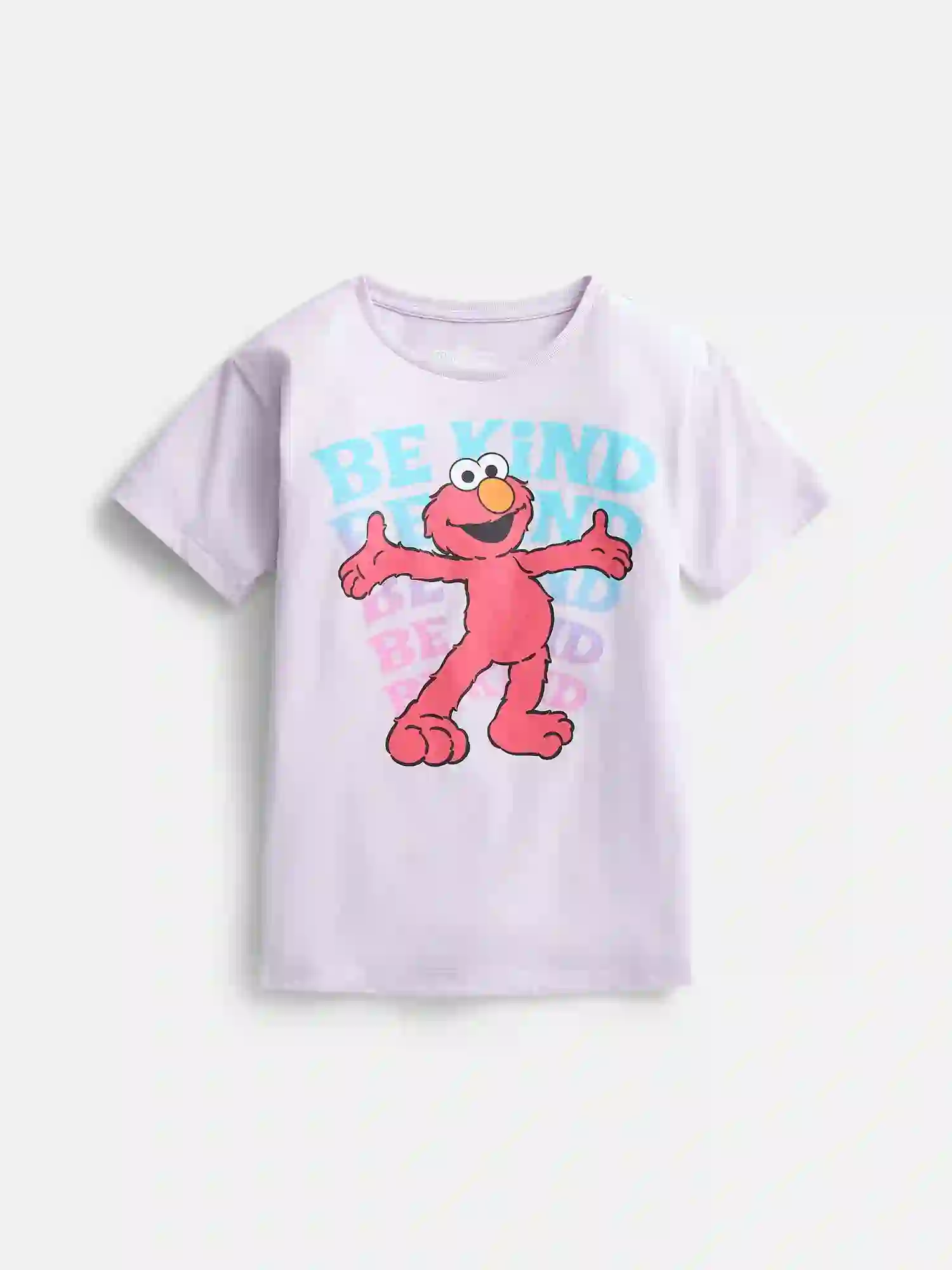 Sesame Street Girls' Elmo Graphic Tee with Short Sleeves