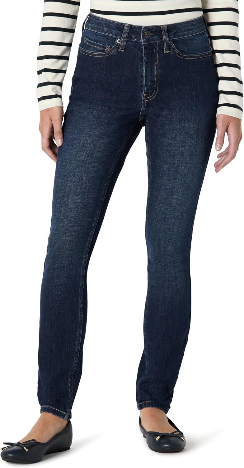 Amazon Essentials Women's High Stretch Mid-Rise Skinny Jean