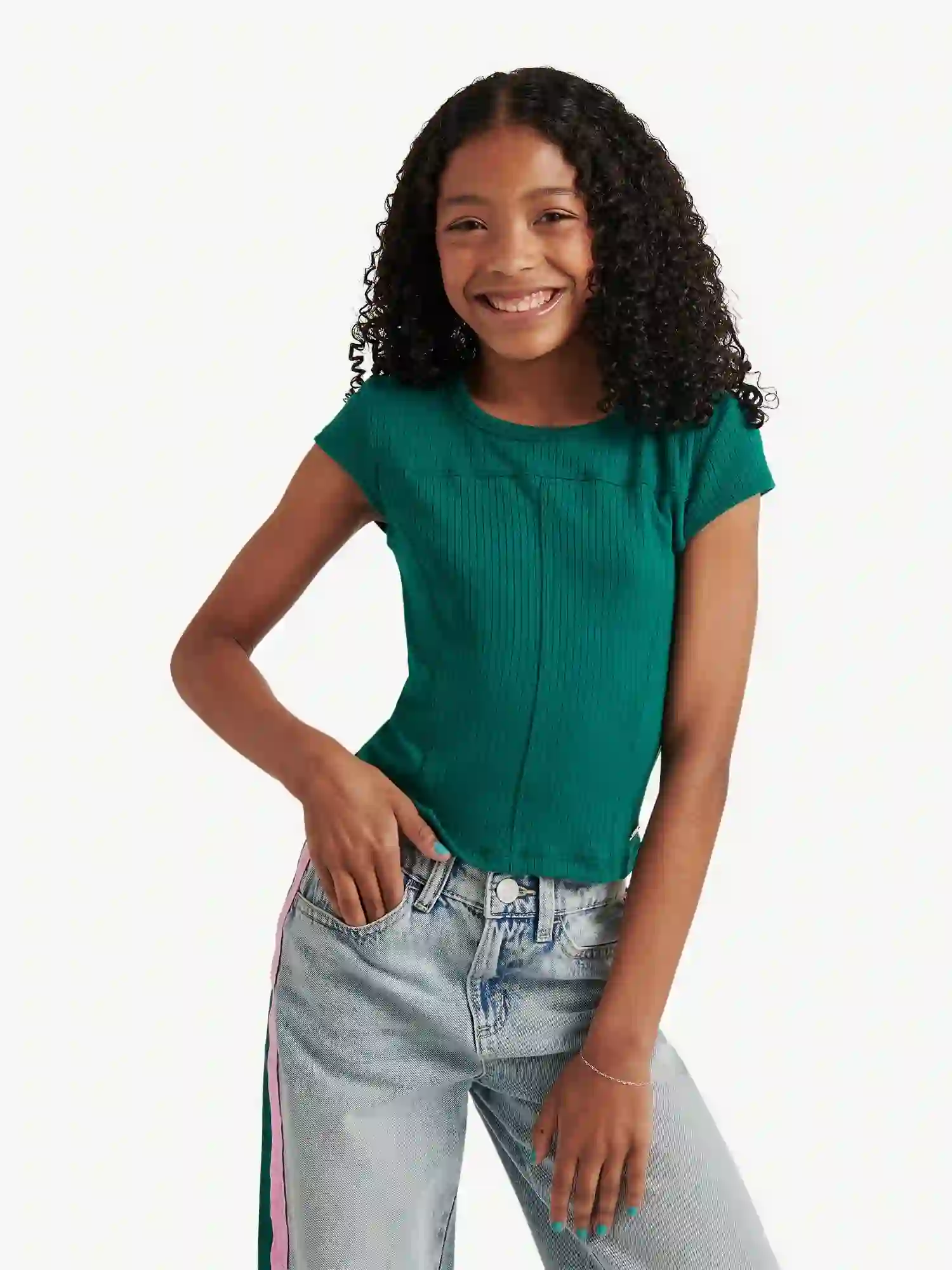 Justice Girls Short Sleeve Tee, Sizes XS – XLP