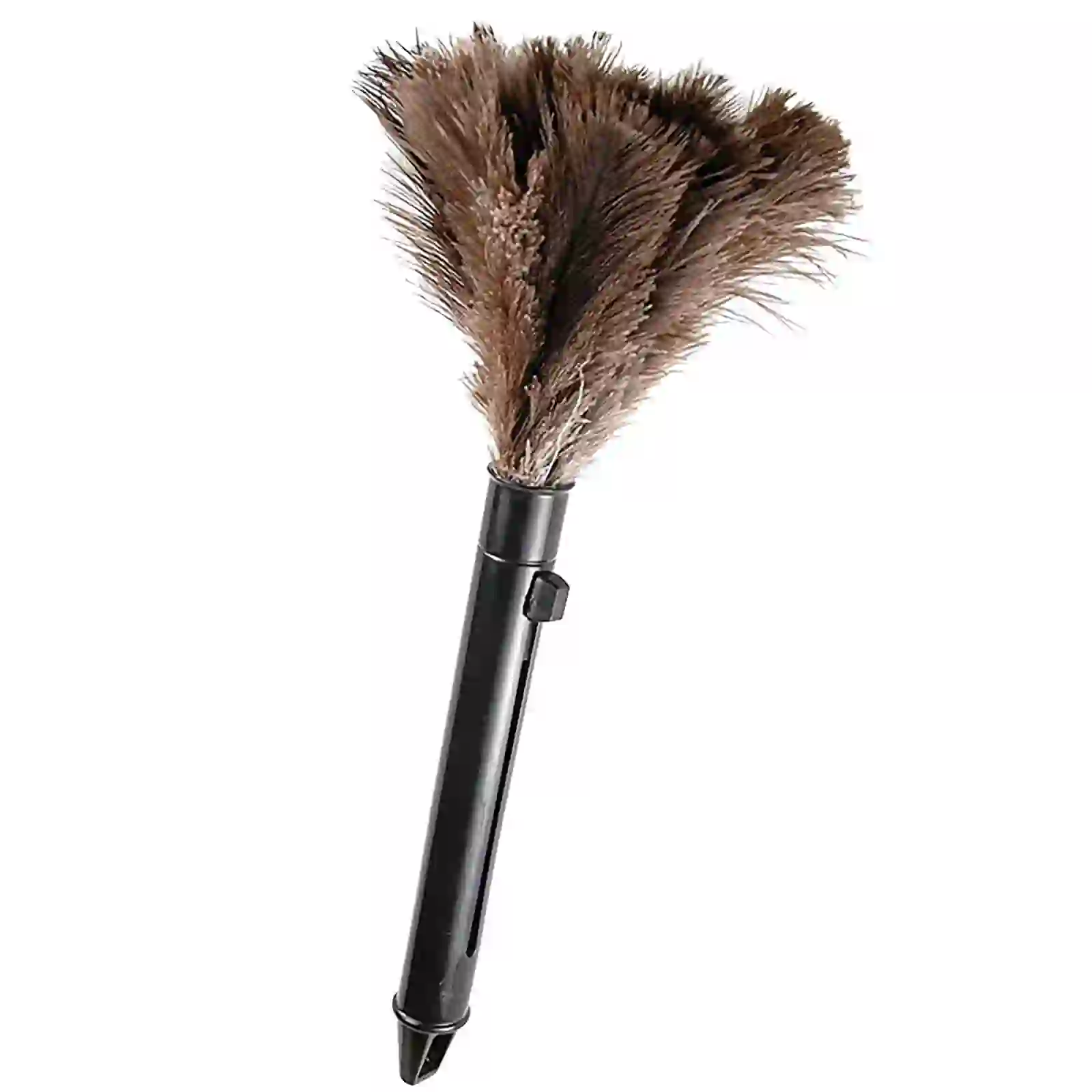 Retractable Feather Duster-Genuine Ostrich Feathers, Anti-Static