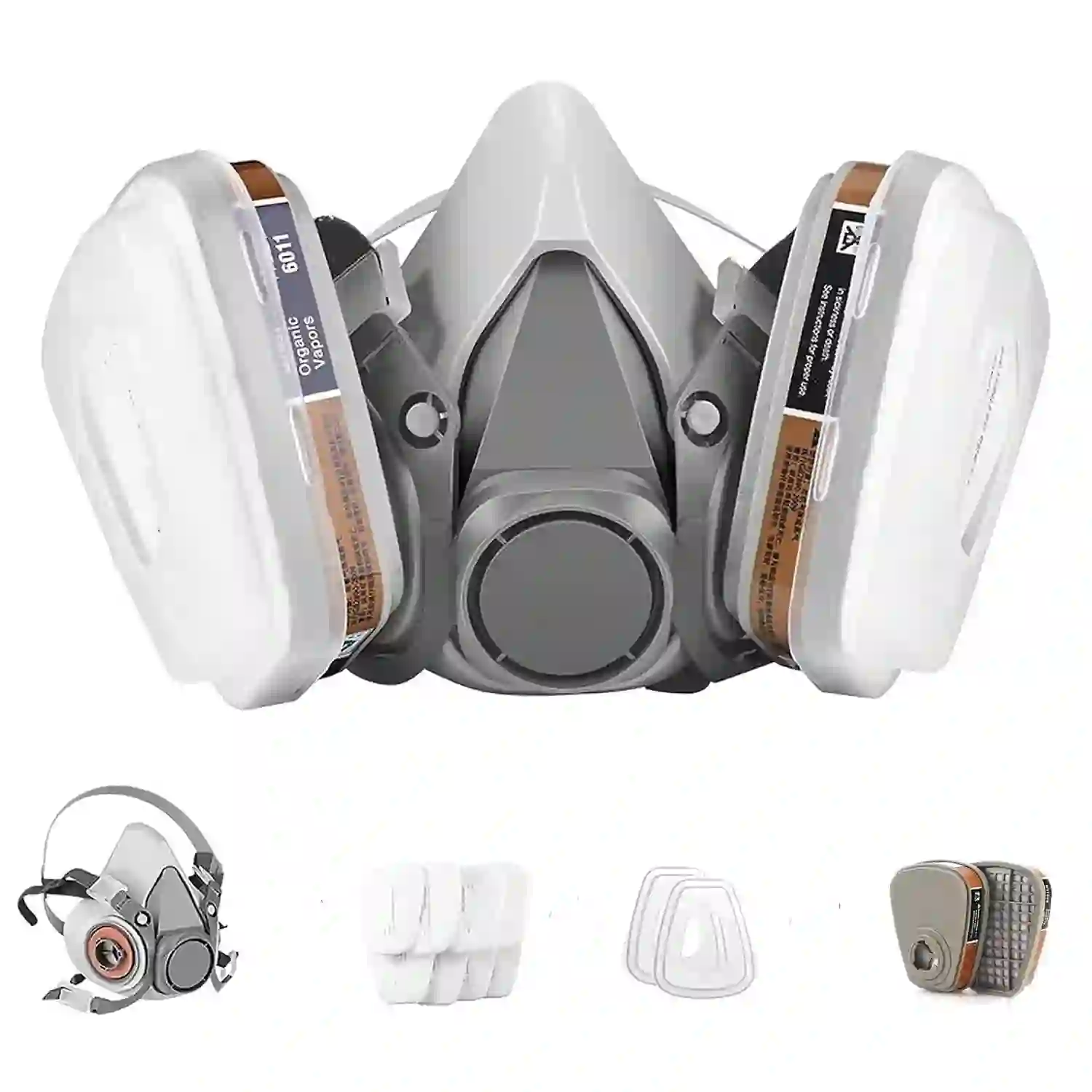 Respirator Mask, Half Face Respirator with Filters