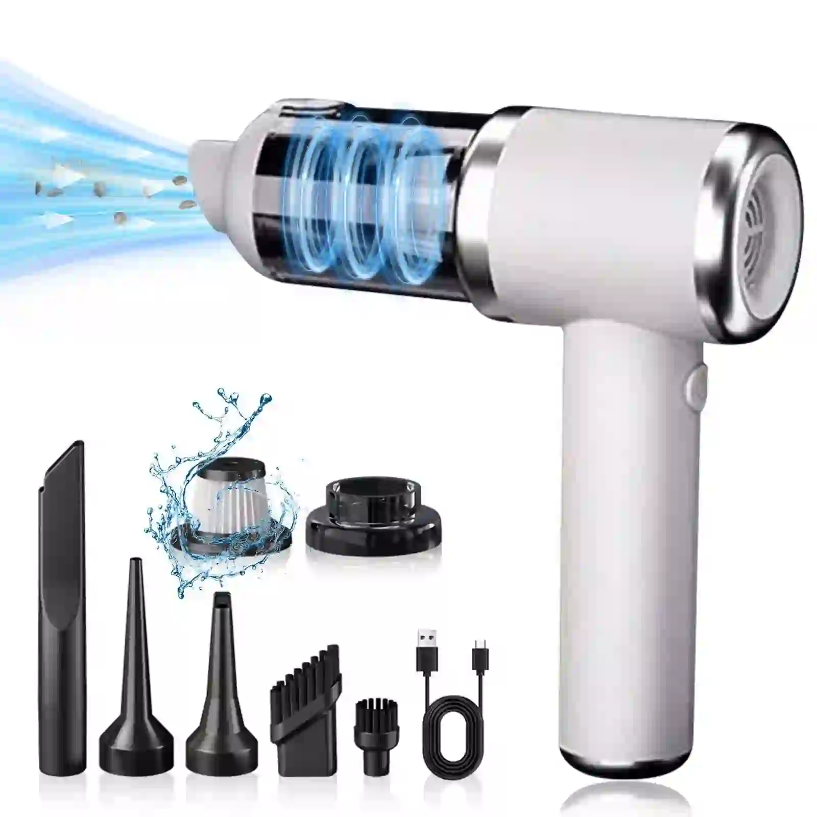 Casufit Car Vacuum, Cordless Casufit Hand Vacuum Cleaner