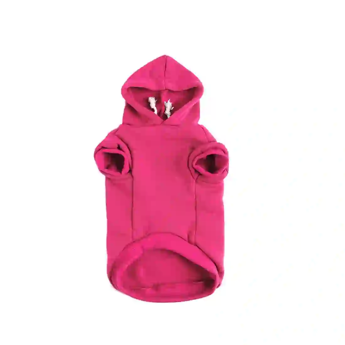 Dog Sweatshirt Hooded Pet Spring/Fall/Winter Clothes, Fuchsia L