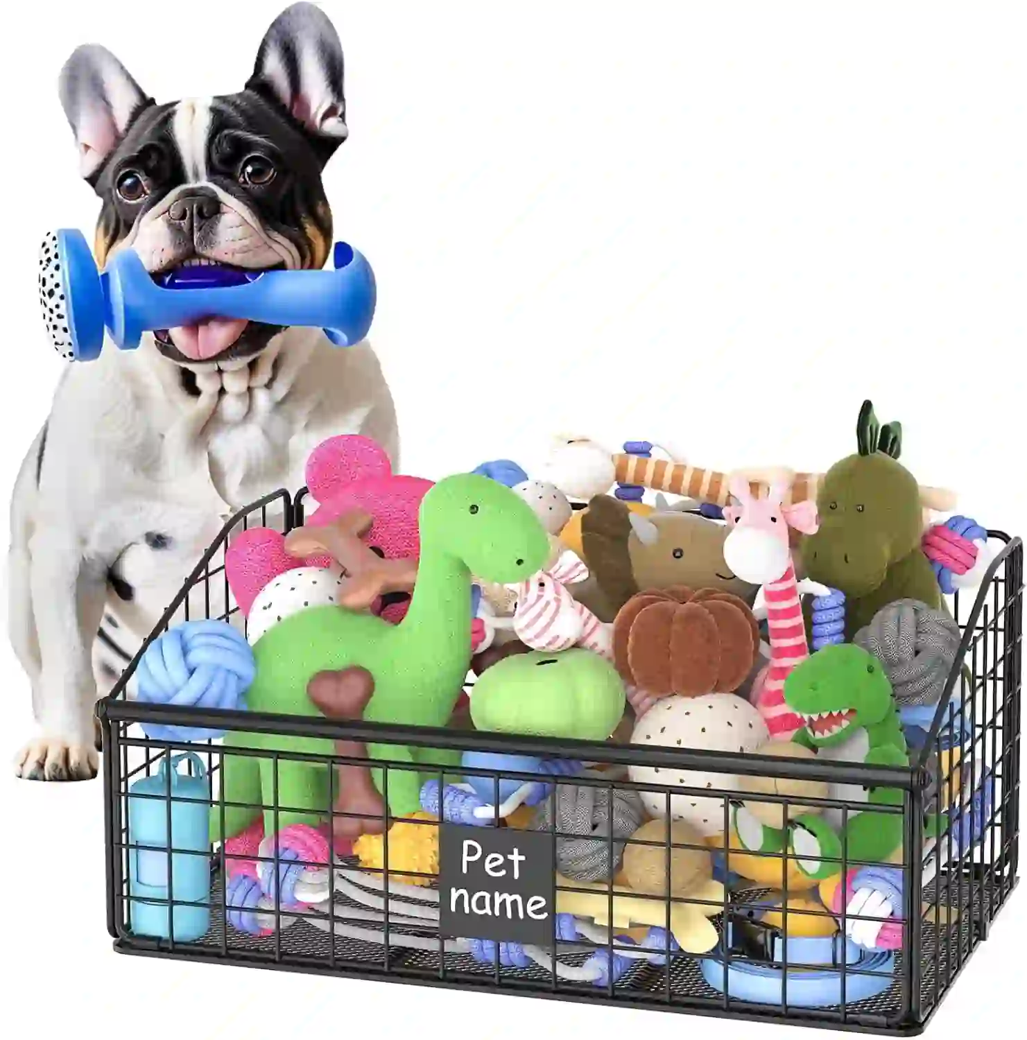Ecoskio Medium Indestructible Metal Storage Basket