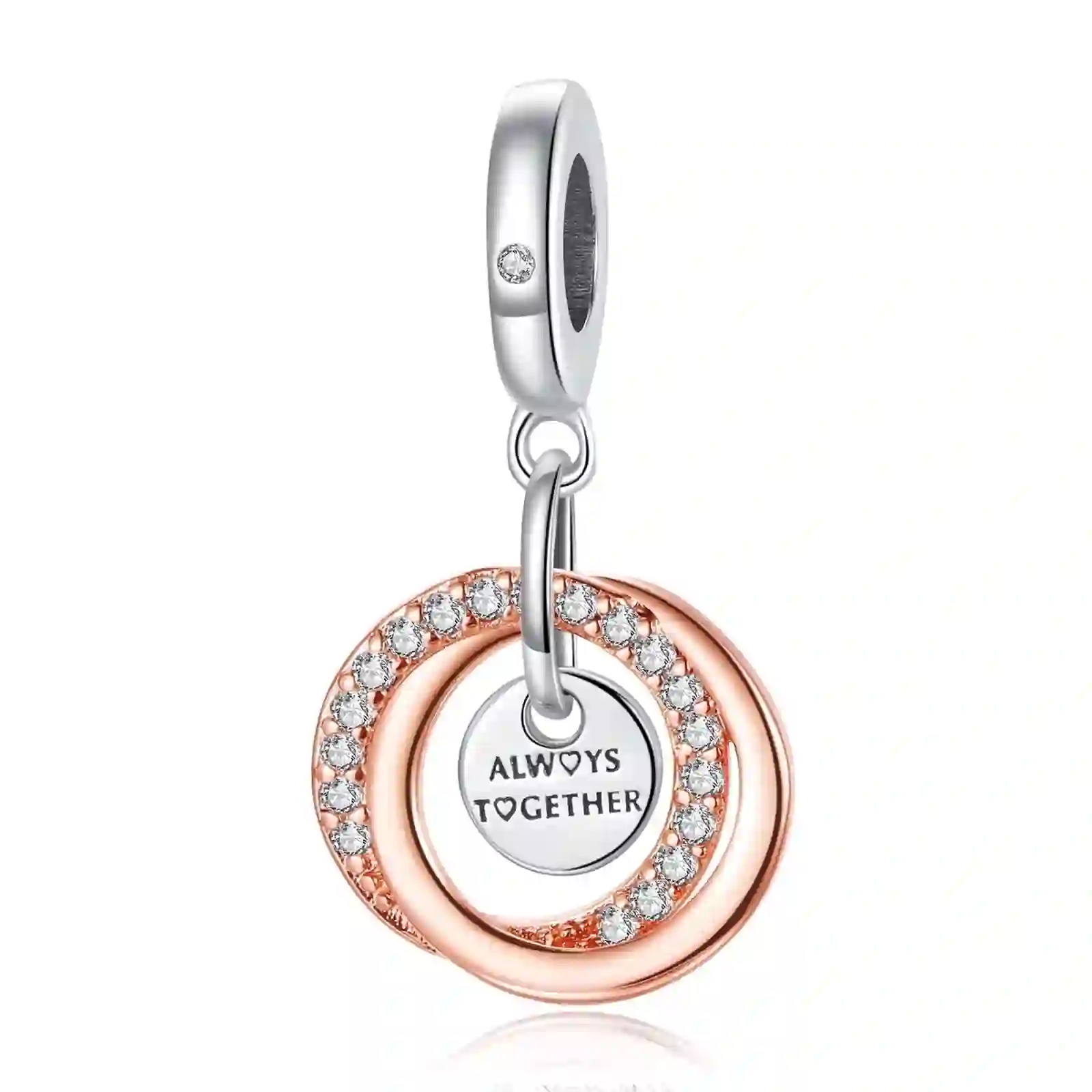 Family Always Encircled Dangle Charm