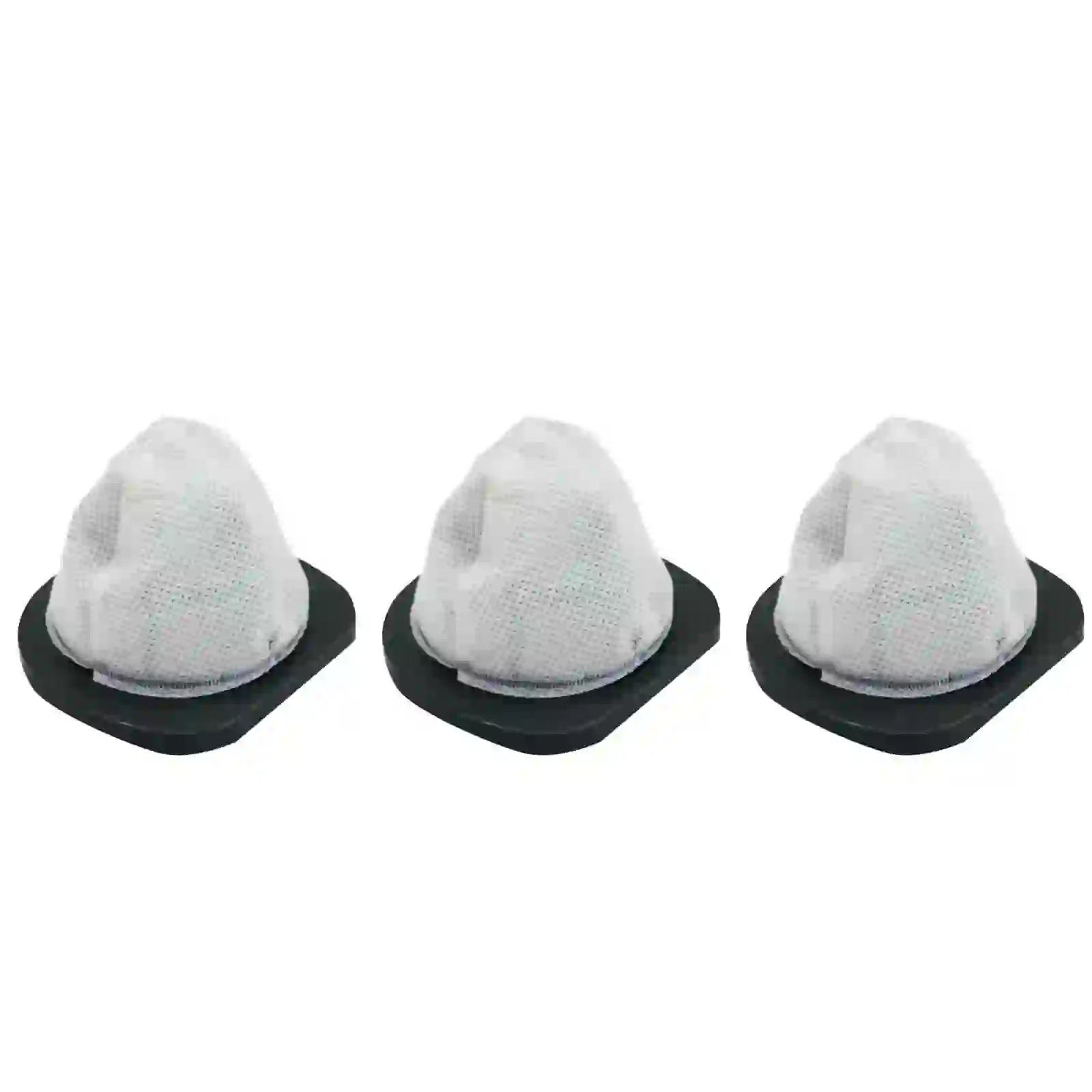 3 pack Biss Vacuum Cleaner Filter Replacement Parts, Black