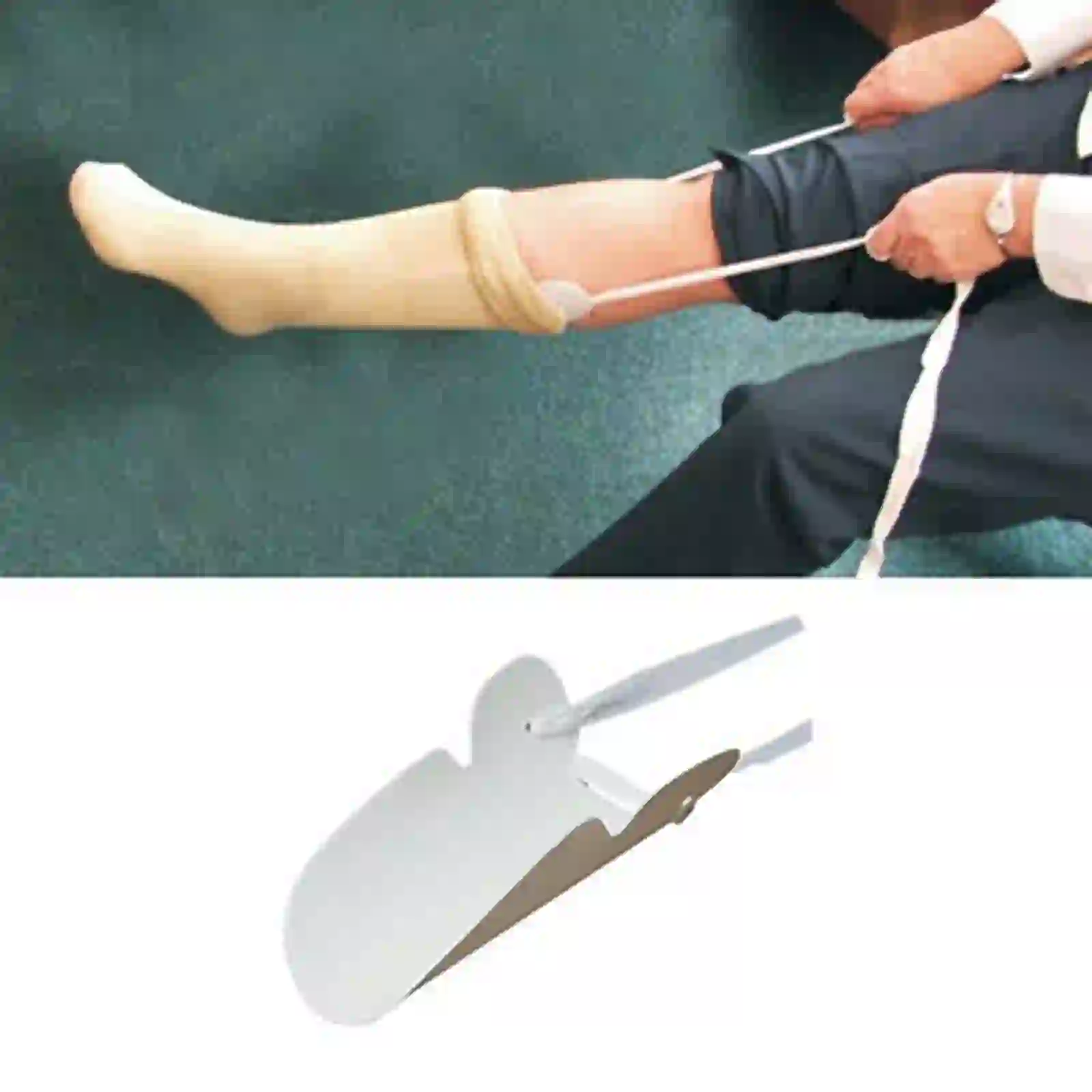 Compression Stocking Aid, White