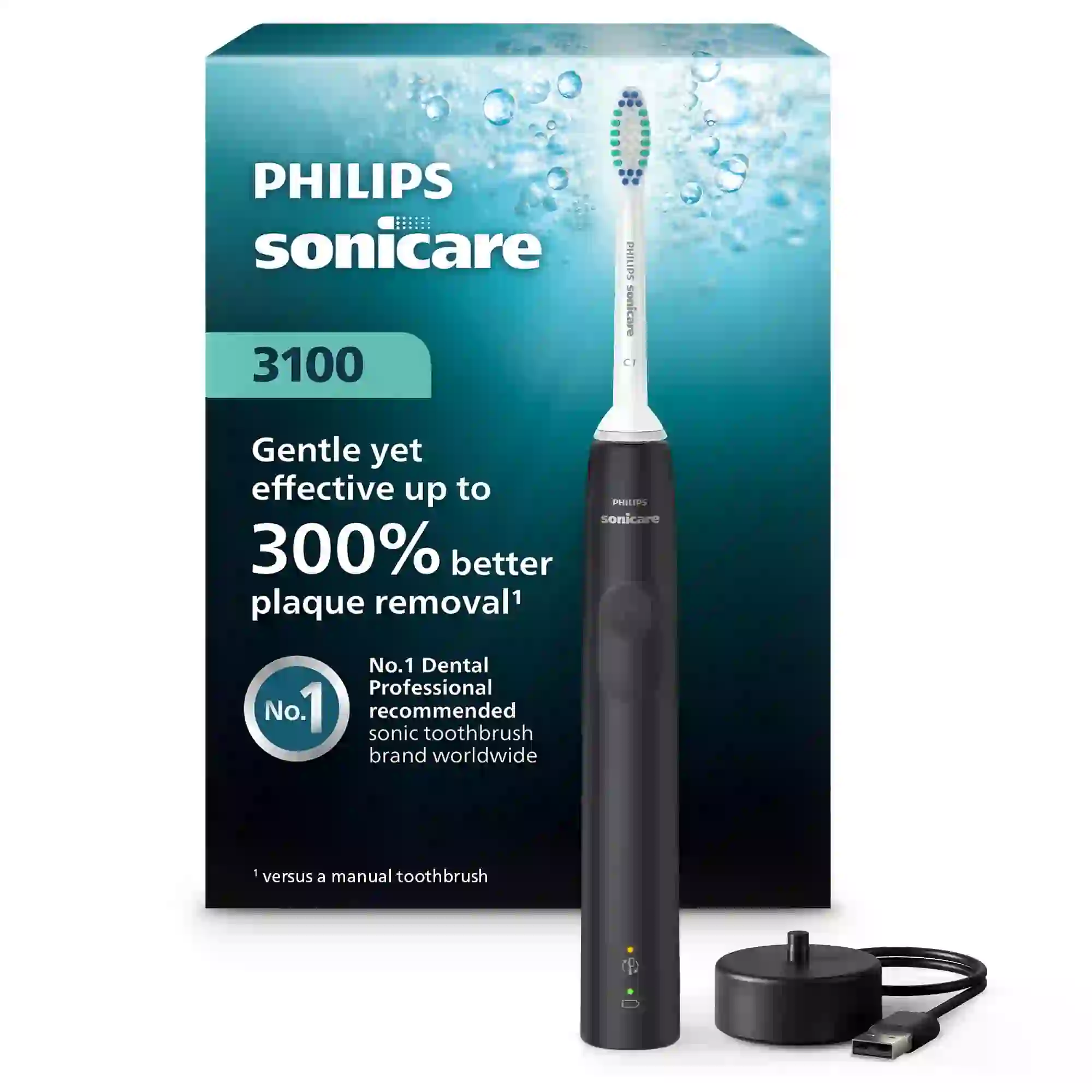 Philips Sonicare 3100 Series Electric Toothbrush, Model HX3681/04