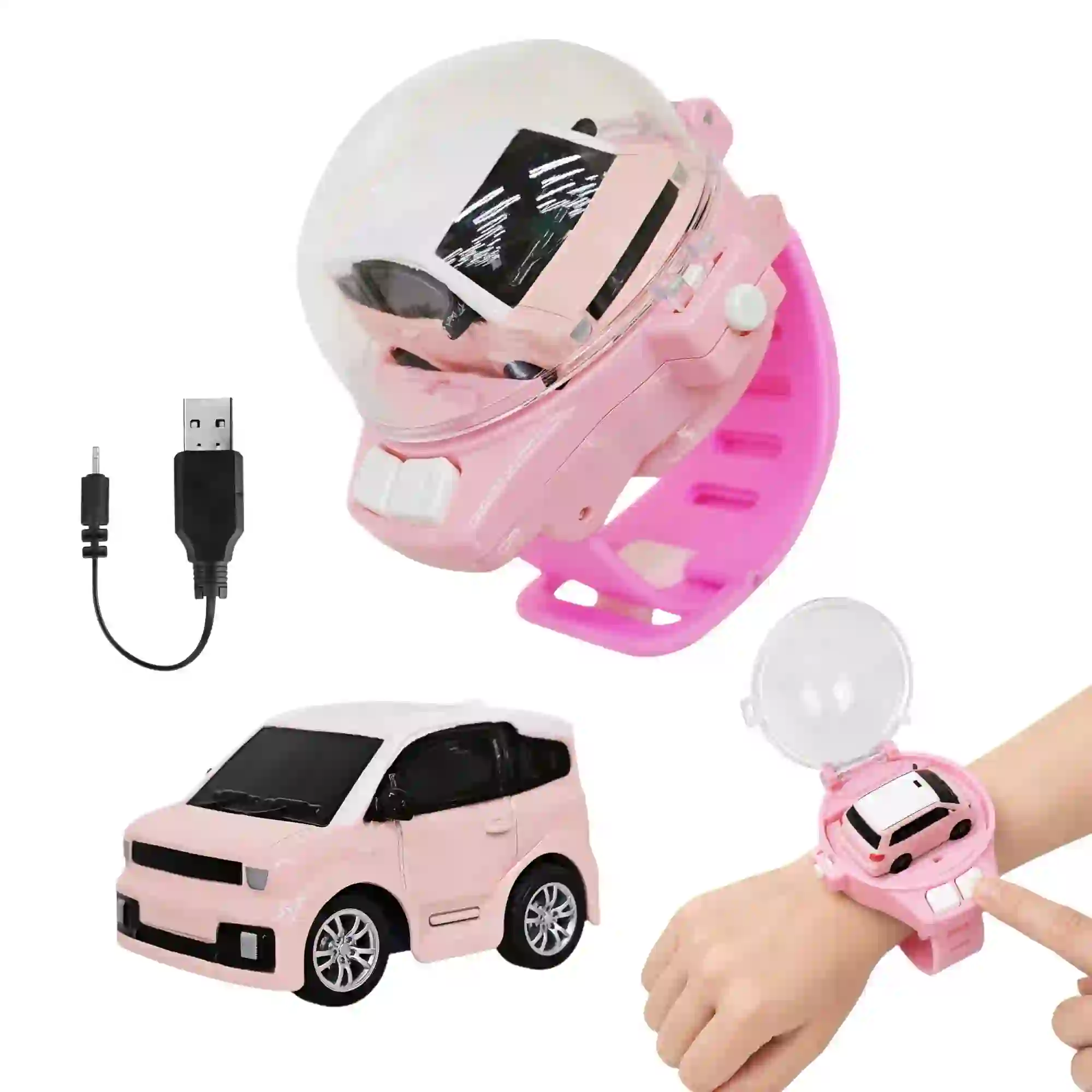 Remote Control Car Watch Toy for Kids,2.4 GHz RC Racing Car