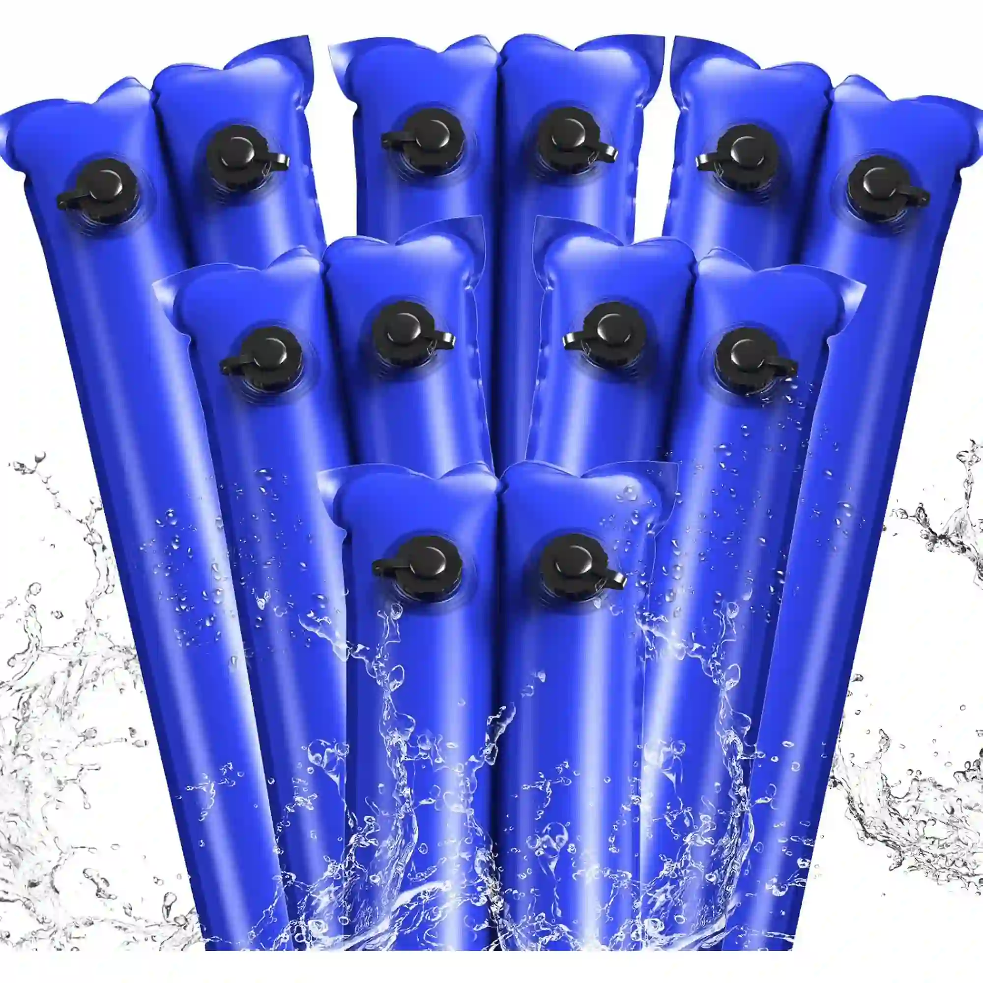 Dual Tubes Pool Water Bags, 6 Pack