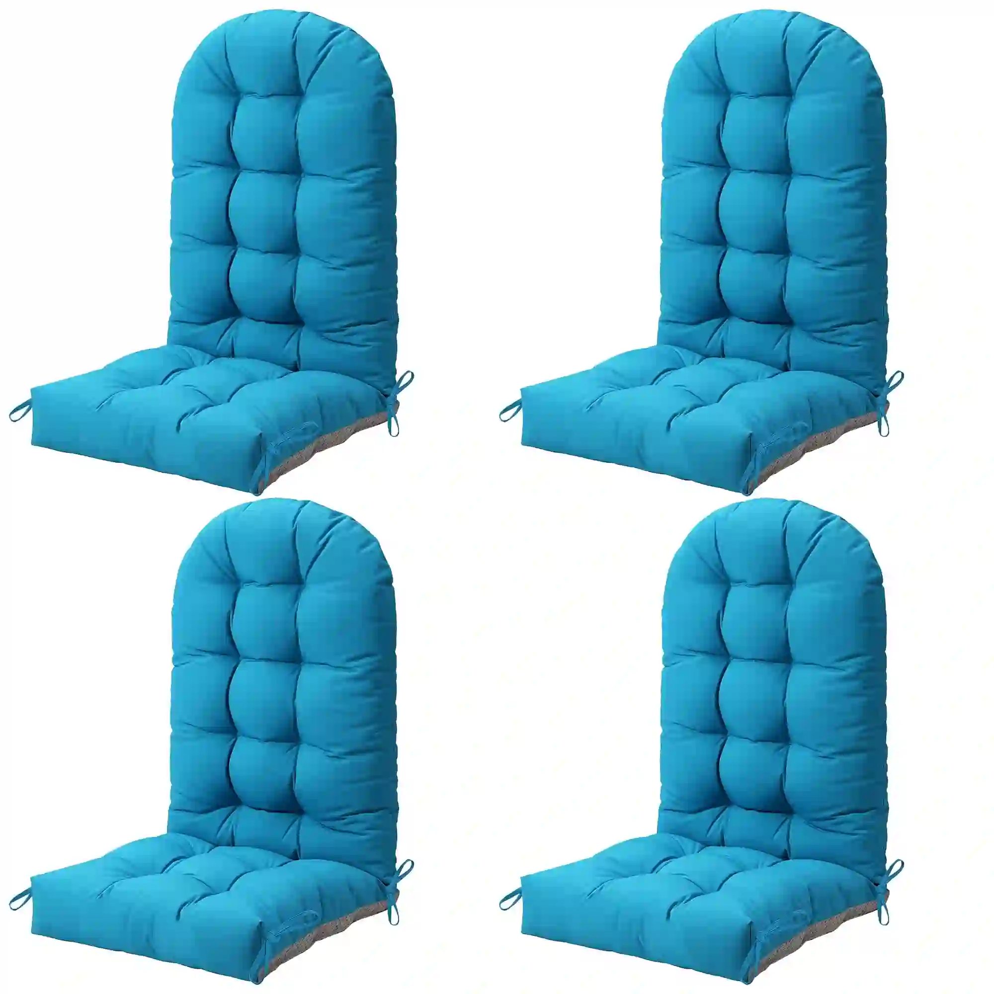 FOOWIN Adirondack Chair Cushion Set of 4, Lake Blue