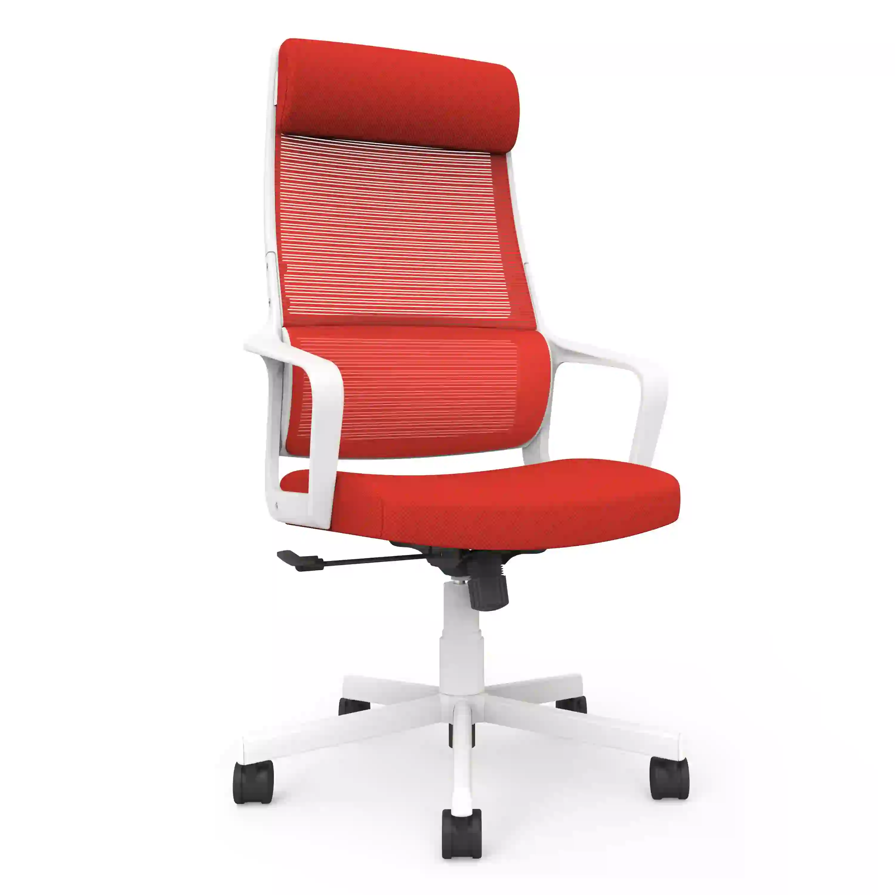 Kontor Fabric Adjustable Office Chair, Red
