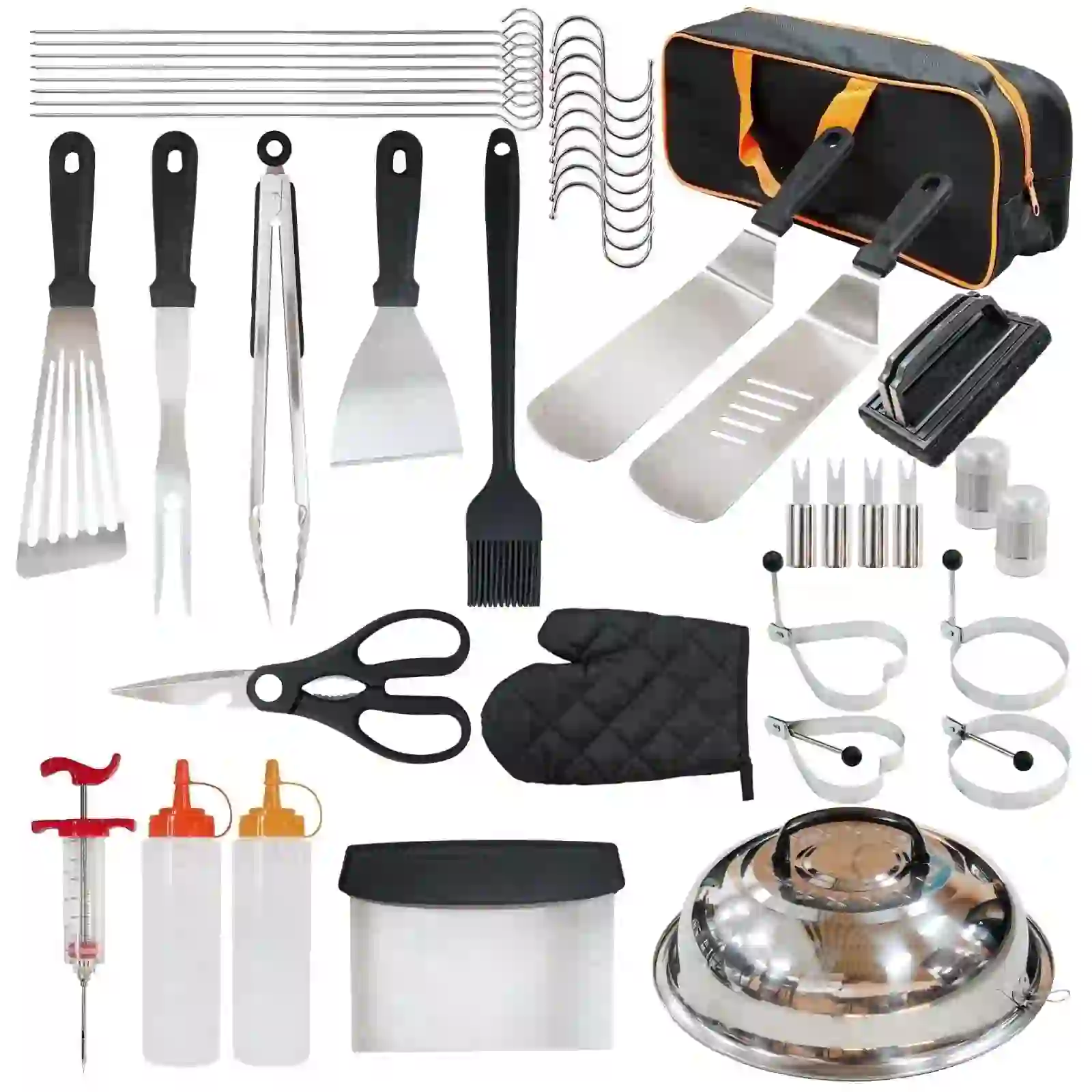 KingChii 44-Piece Griddle Accessories Kit Grill Tools Set