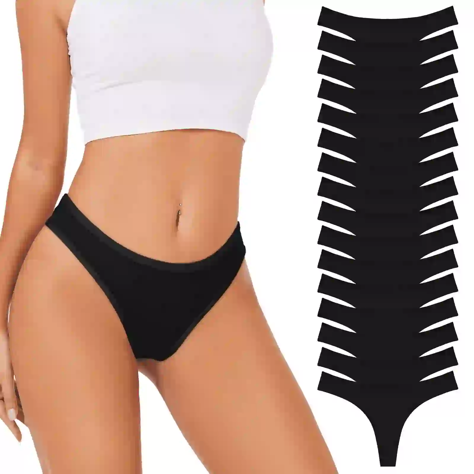 Sunm Boutique Cotton Underwear for Wome Thongs Underwear Bikini