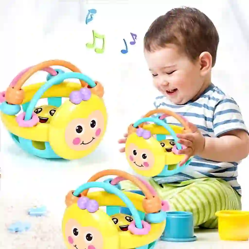 BGZLEU Kids Early Educational Rattles Ball Toys Colorful