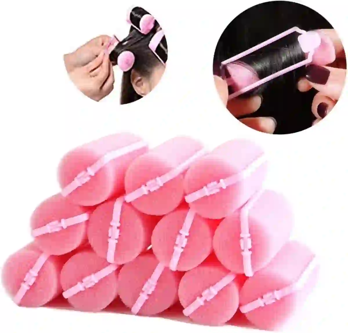 Casewin Foam Sponge Hair Rollers