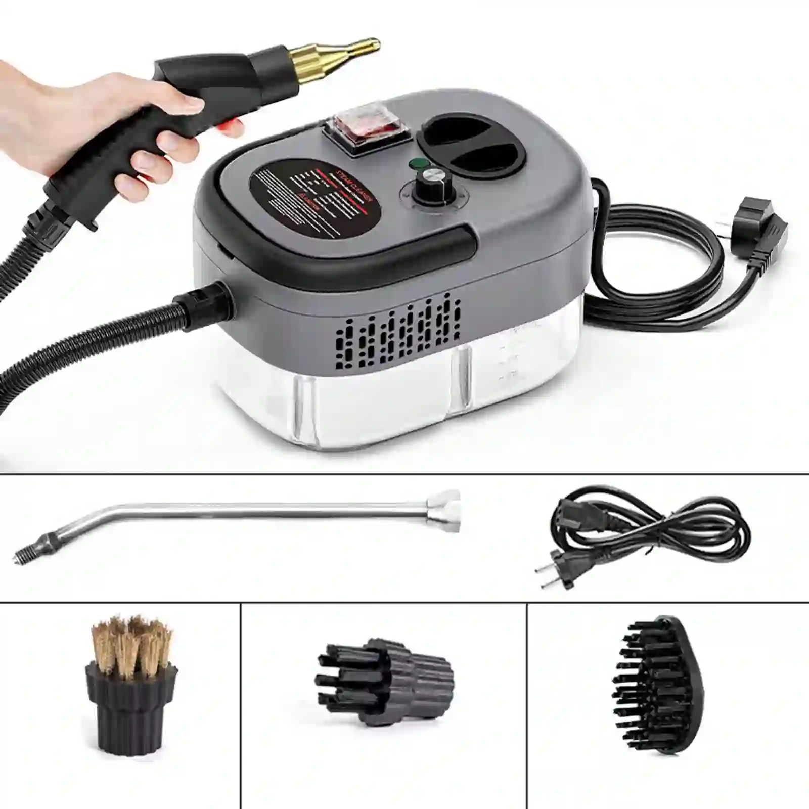 Cevemin 2500W Handheld High-Temperature Pressurized Steam Cleaner