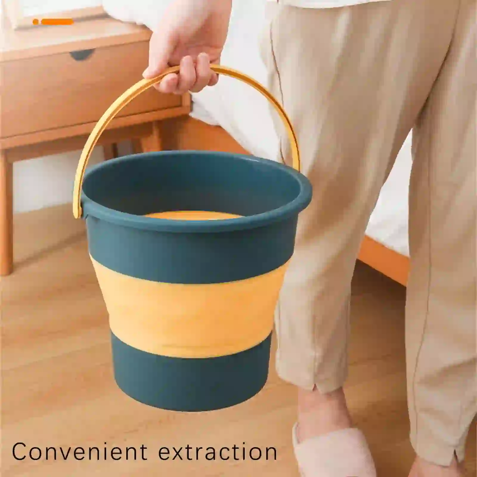Hzgobj Foldable Portable Bucket