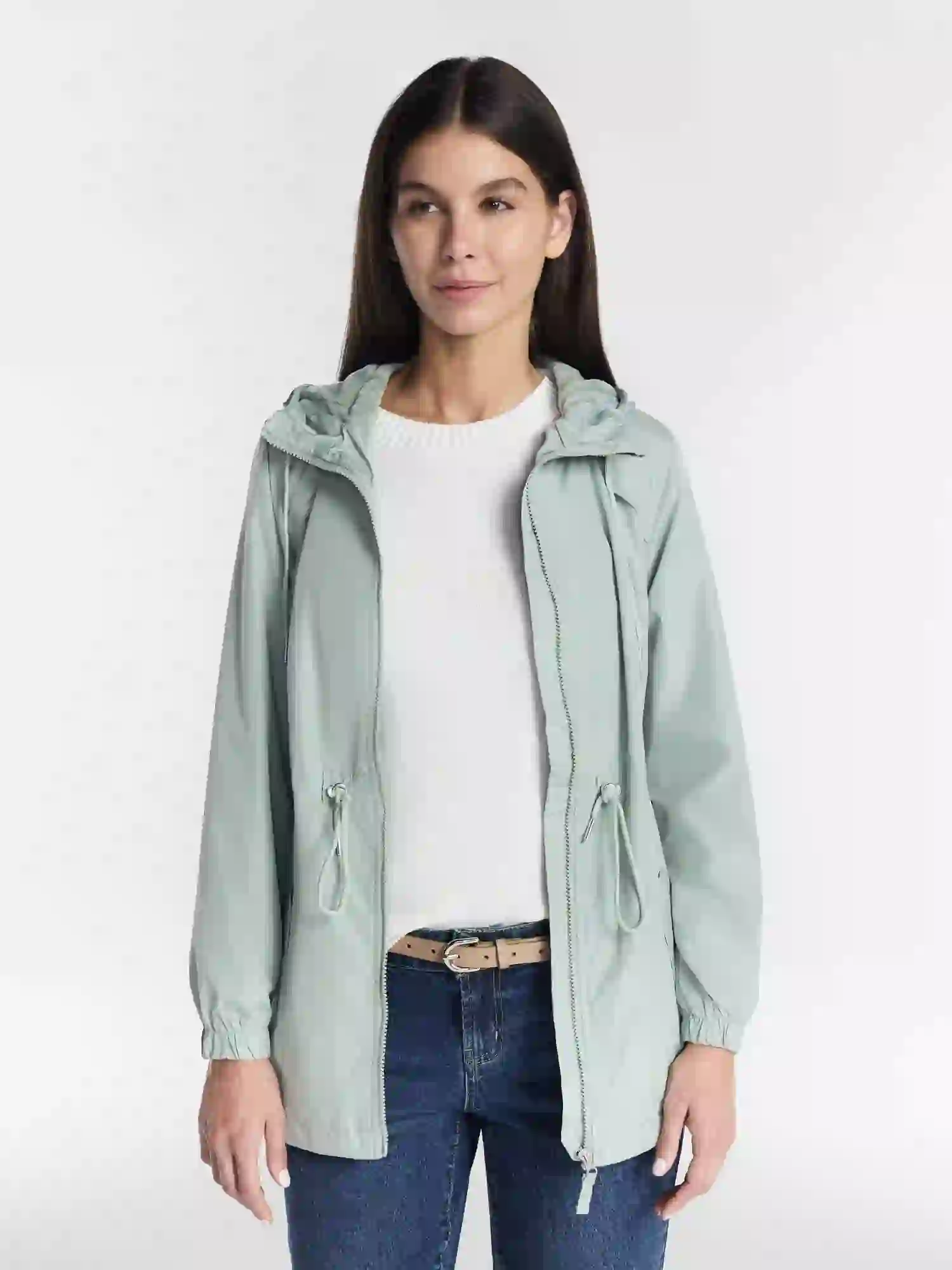 Big Chill Women's and Women's Plus Lined Anorak Jacket with Hood