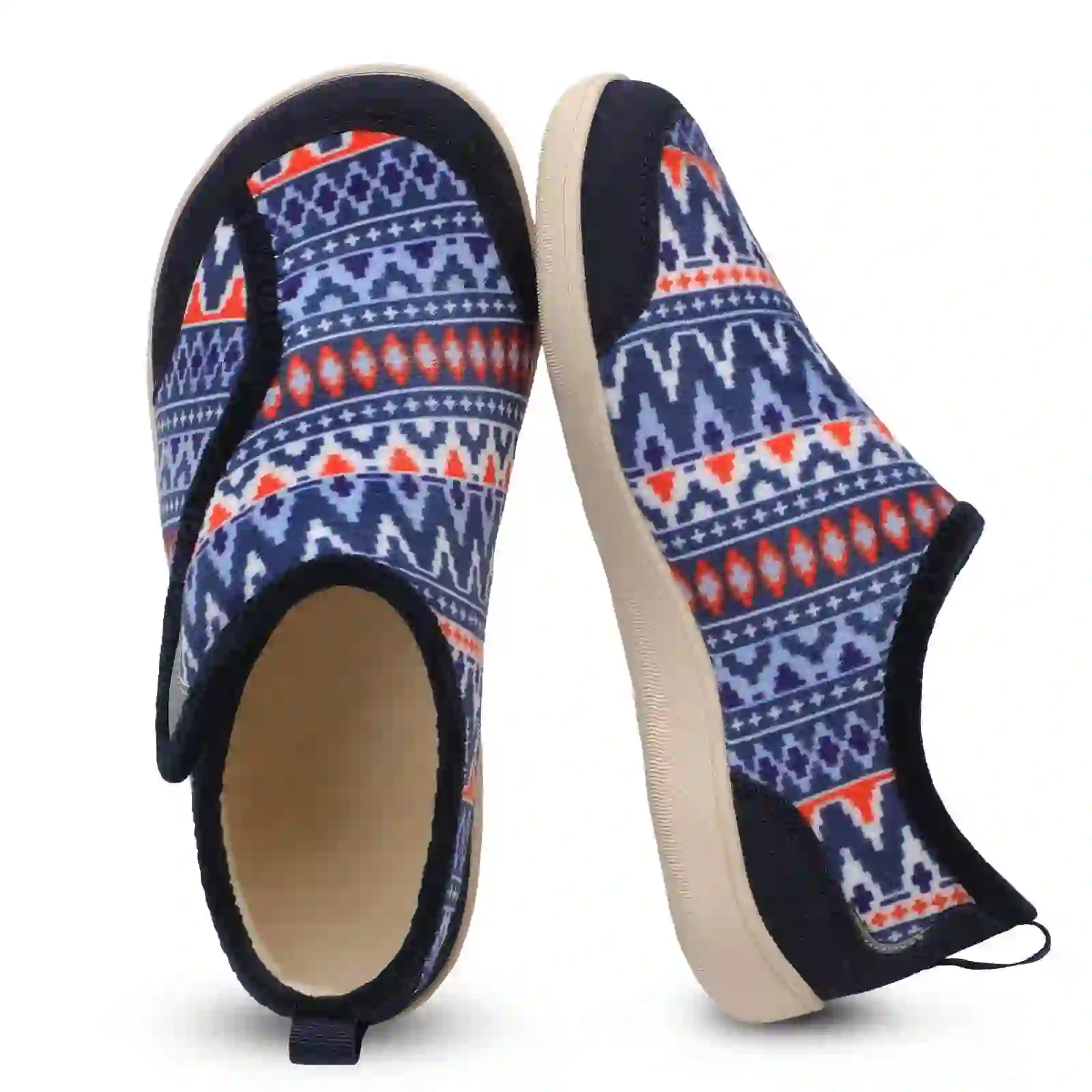 Leisfit Womens Men Slippers Wide Width Adjustable Barefoot