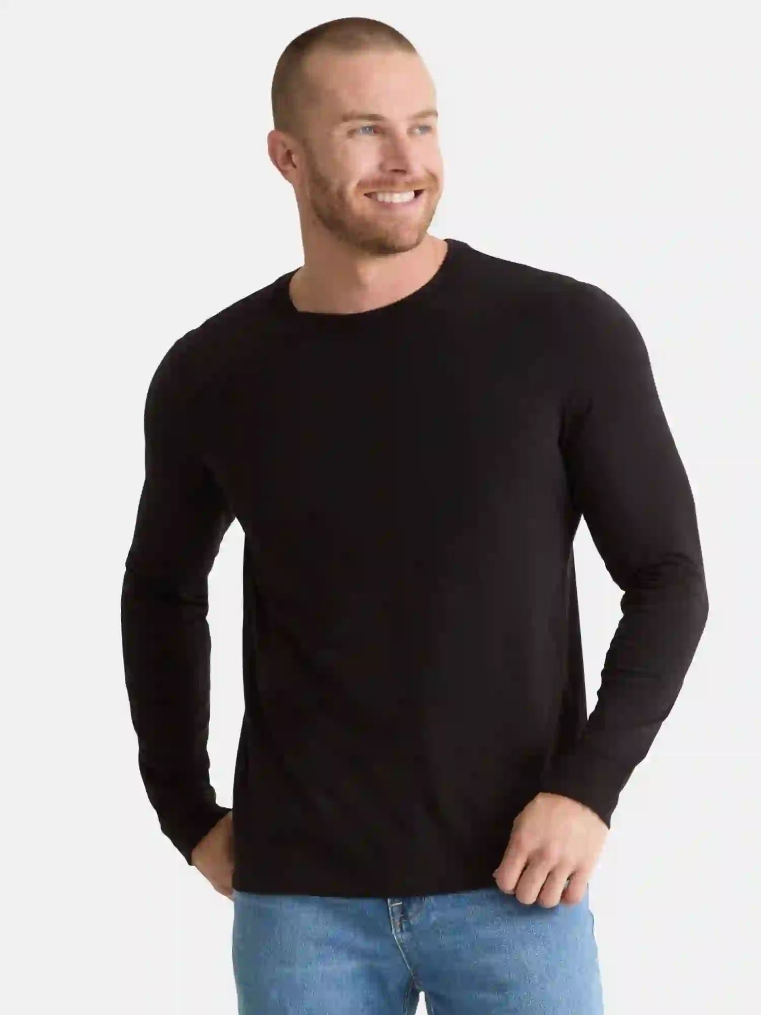 George Men's & Big Men's Fit Cotton Crewneck T-Shirt, Sizes