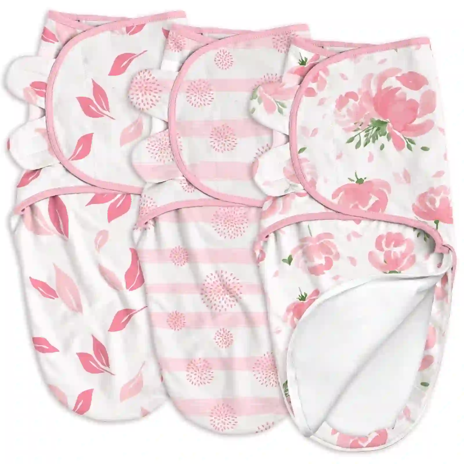 Gllquen Baby Swaddle Sleep Sacks with Zipper, 3 Pack