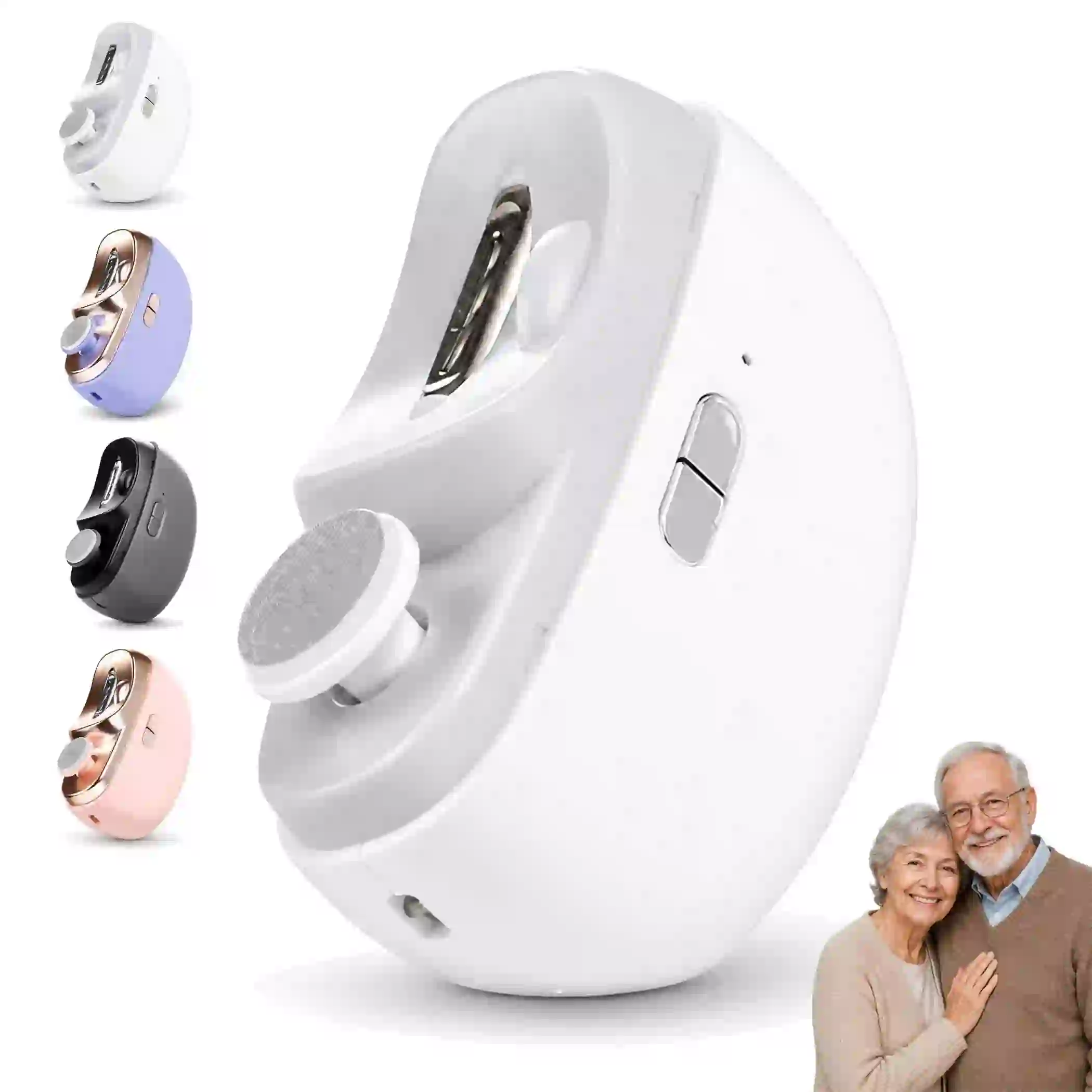 2-in-1 Smart Electric Toe Nail Clipper for Seniors