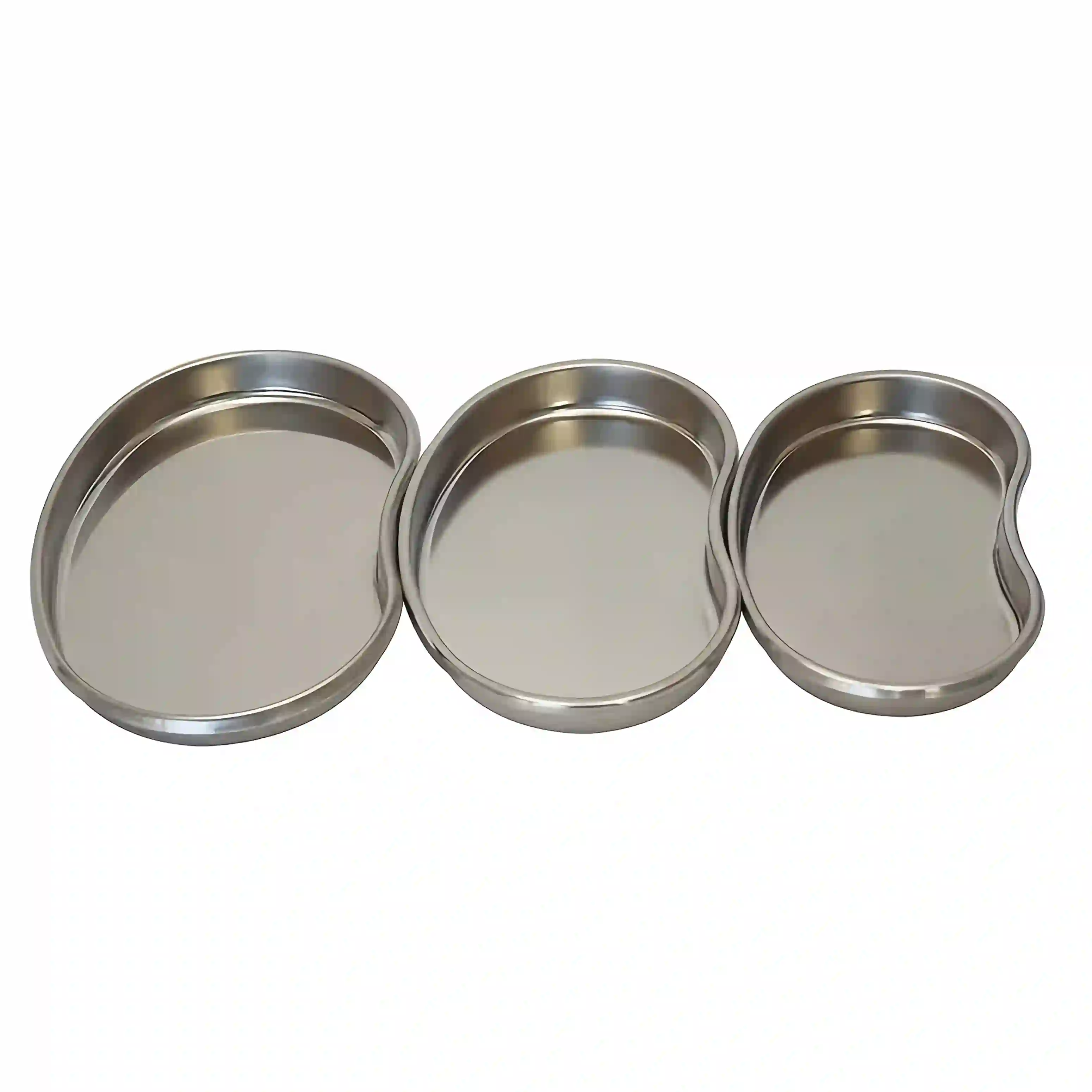 3pcs Stainless Steel Lab Trays