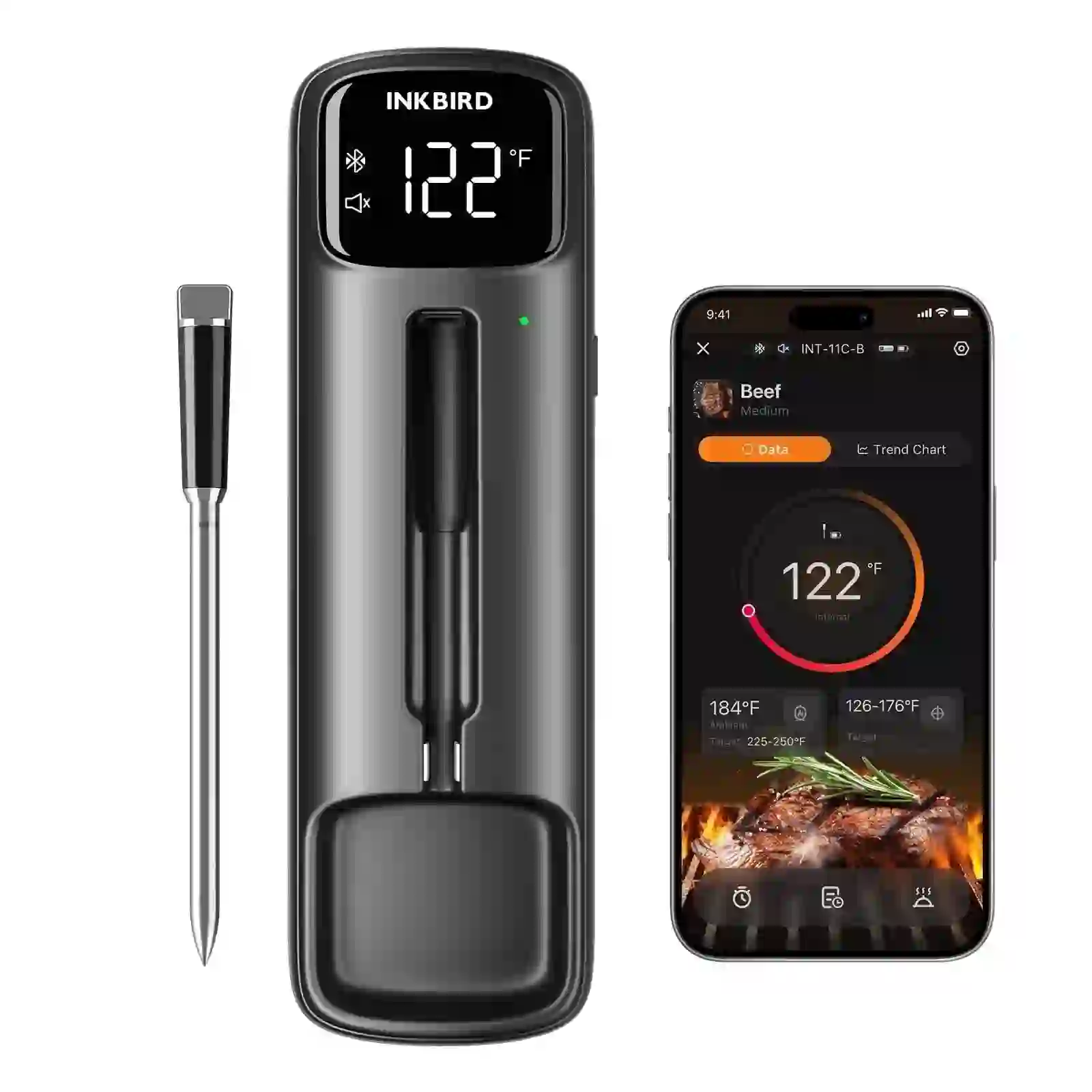 INKBIRD Wireless Dual-Sensor Meat Thermometer