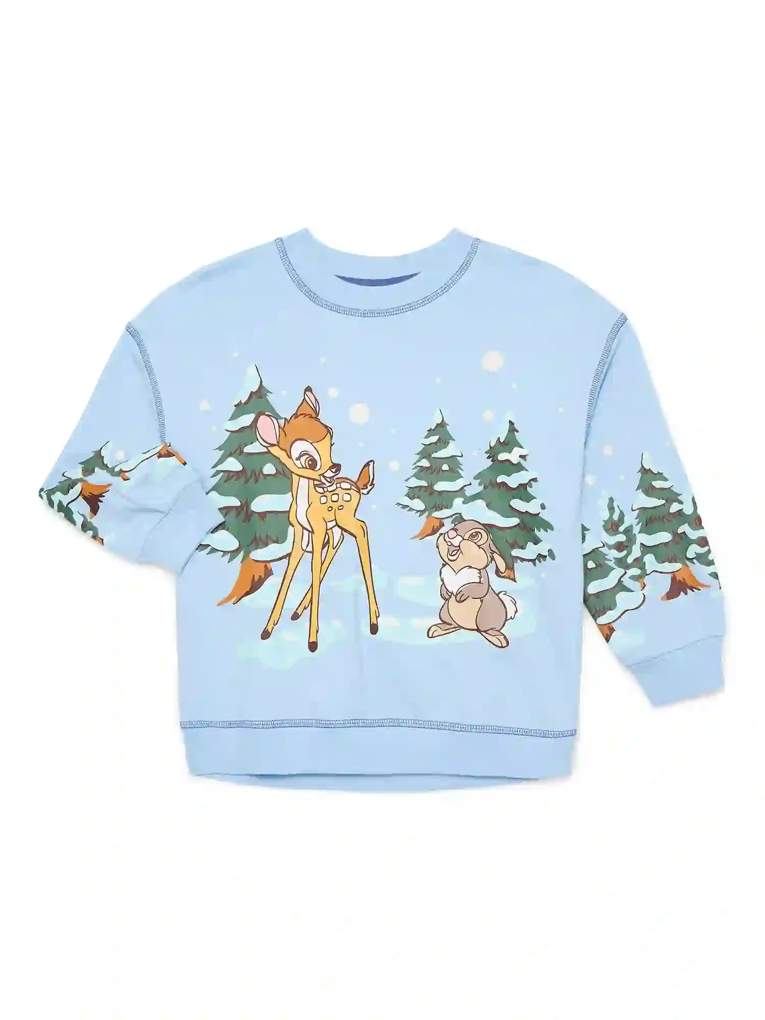 Bambi Toddlers' Graphic Crewneck Sweatshirt with Long Sleeves