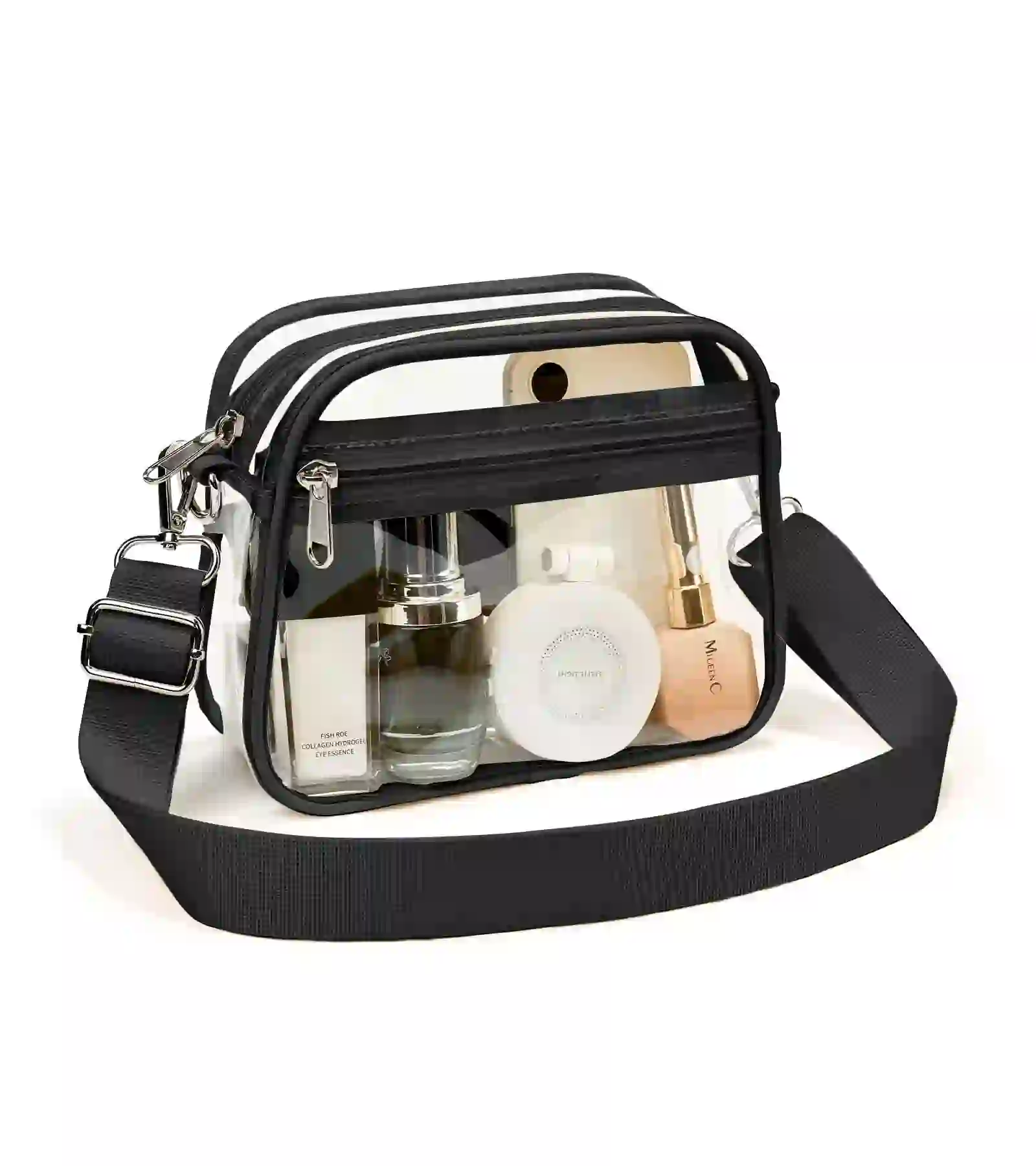 Gynky Clear Crossbody Bag for Stadium Events