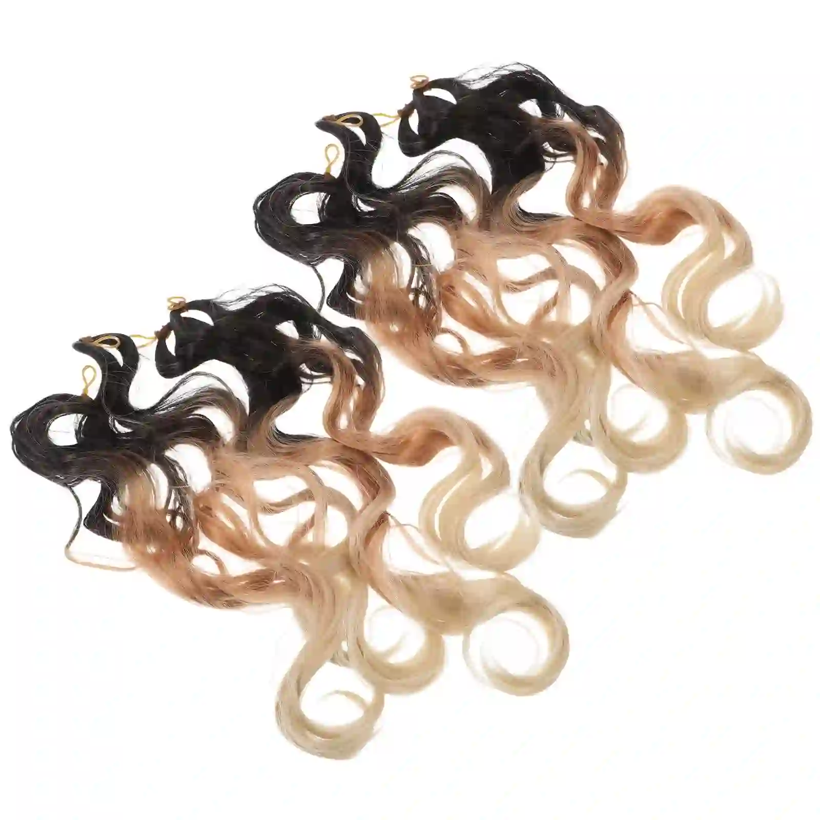 BESTYASH Synthetic Fiber Boho Crochet Hair