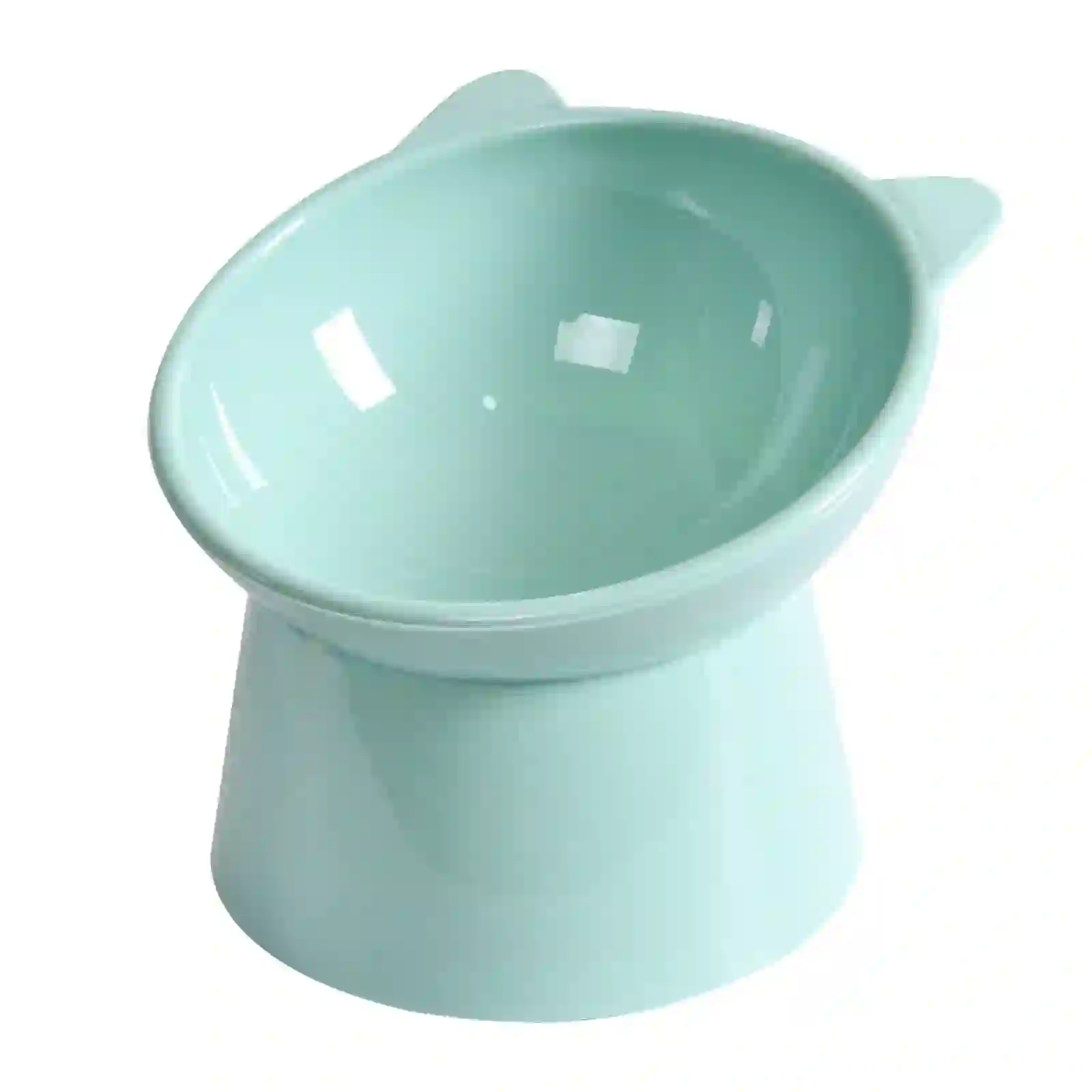 Antqov Small Cat Food Bowl Tilted Dog Bowls Non-Slip Kitten Pet
