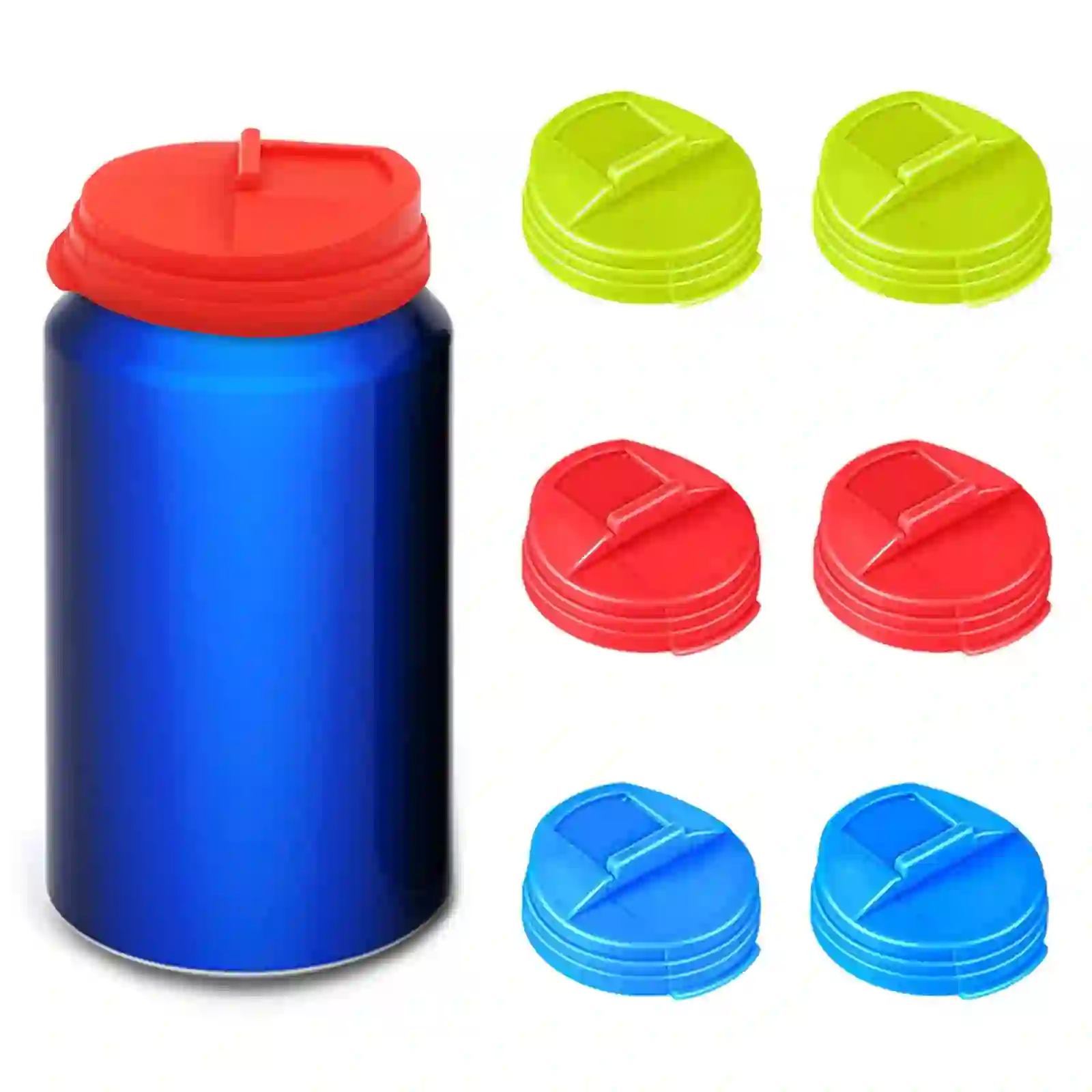 ZOUYUE 6 PCS Soda Can Lids Can Covers, Bottle Caps