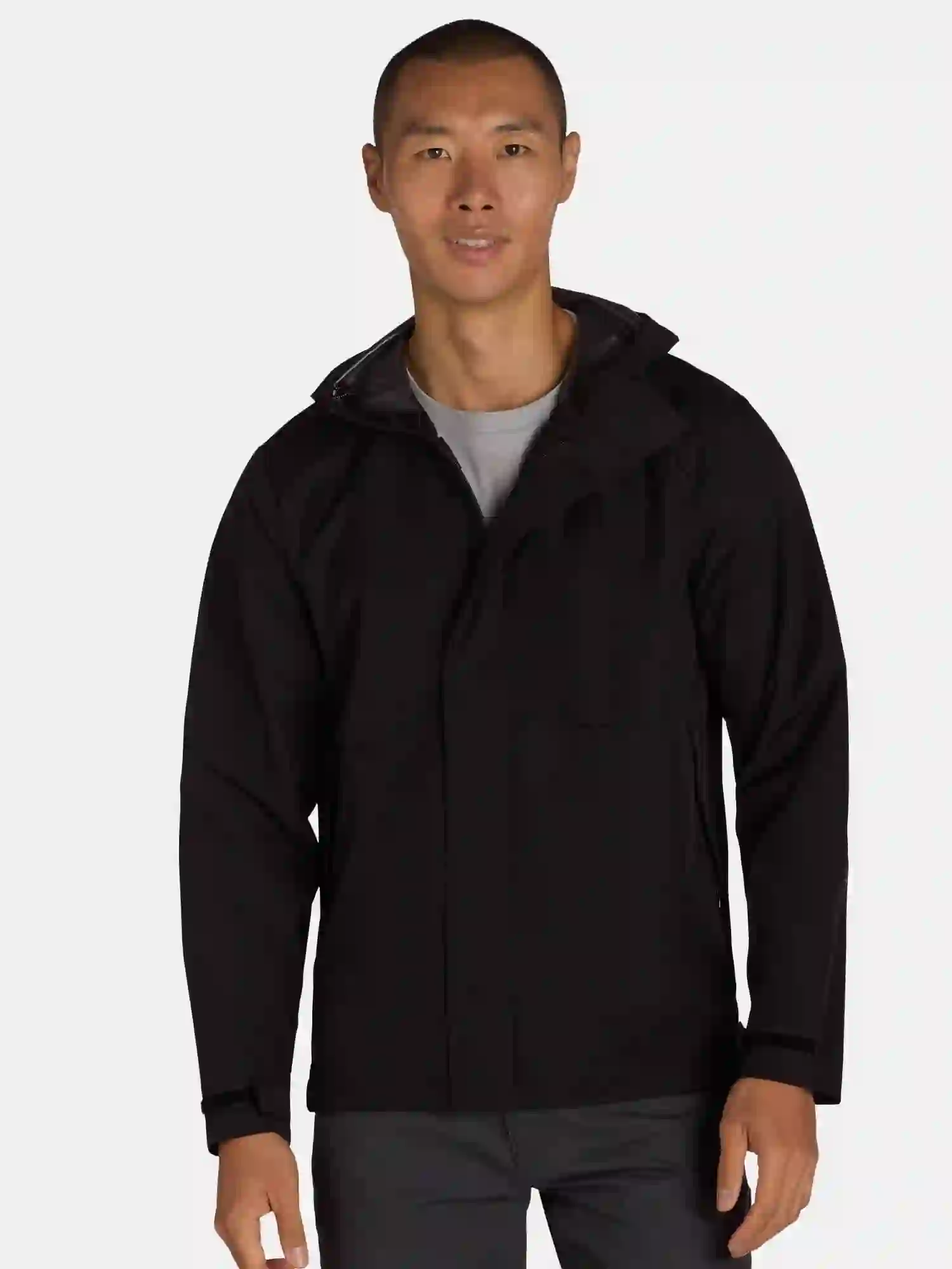 Ozark Trails Men's & Big Men's Hooded Rain Jacket, Sizes S-3XL