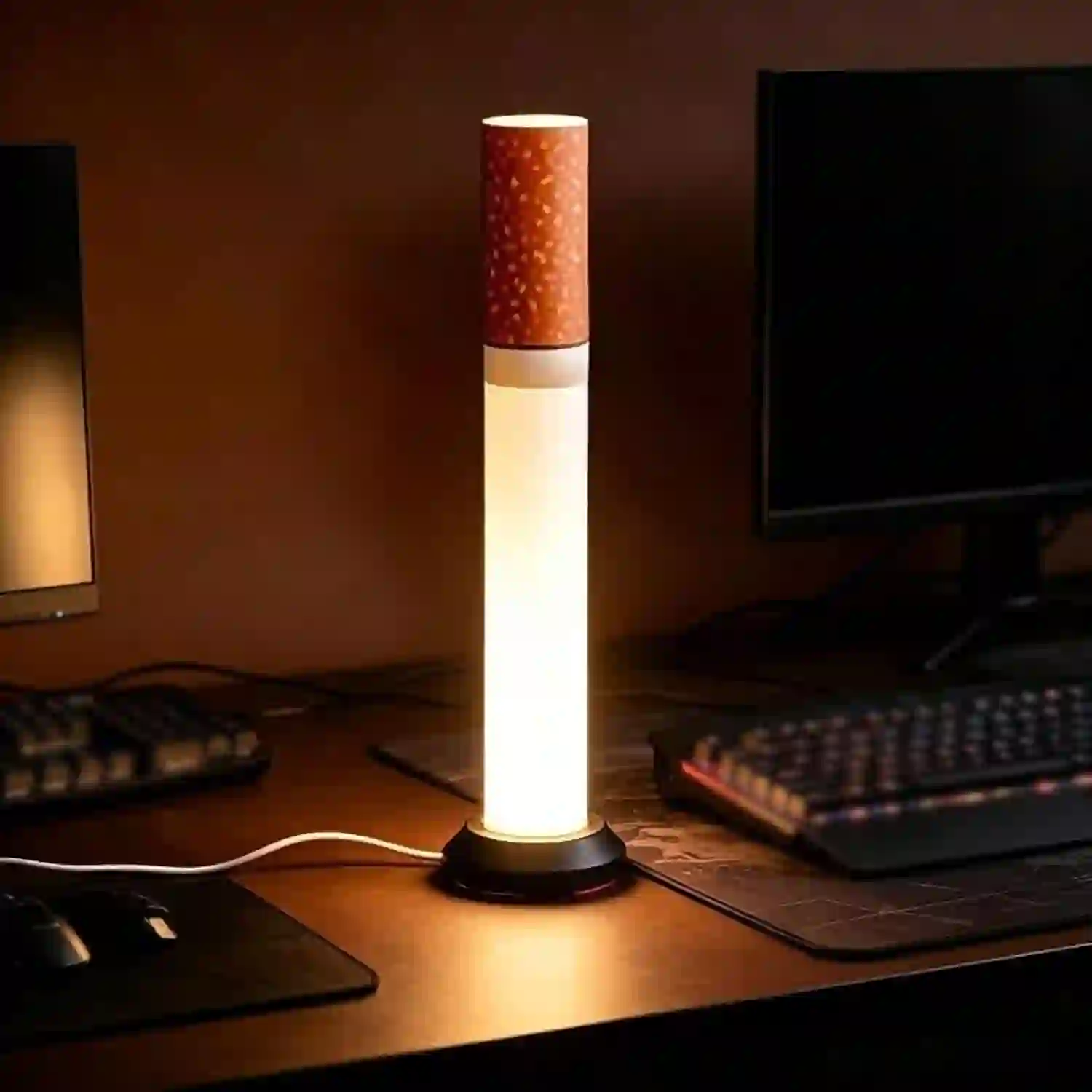 Cigarette Lamp with Warm Glow