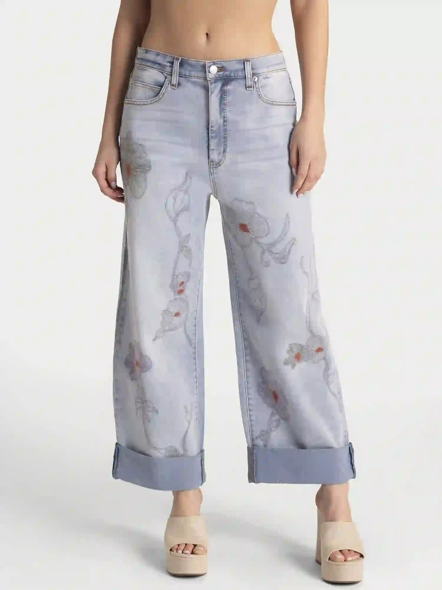 Jessica Simpson Women's and Women's Plus Zinnia Boyfriend Jeans