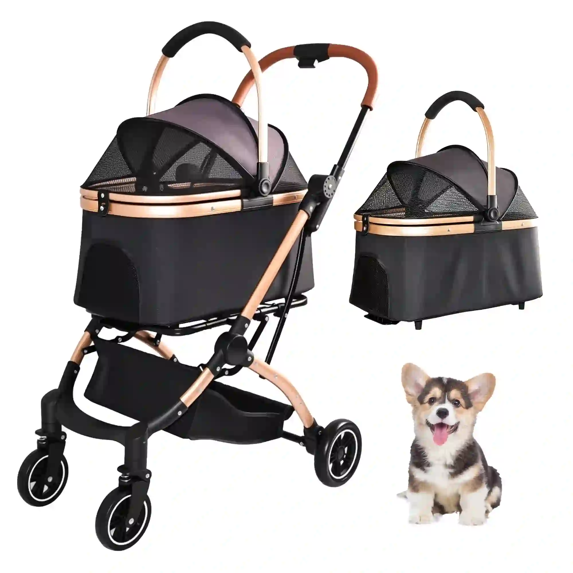 Pet Stroller, Realizing Convenient Storage