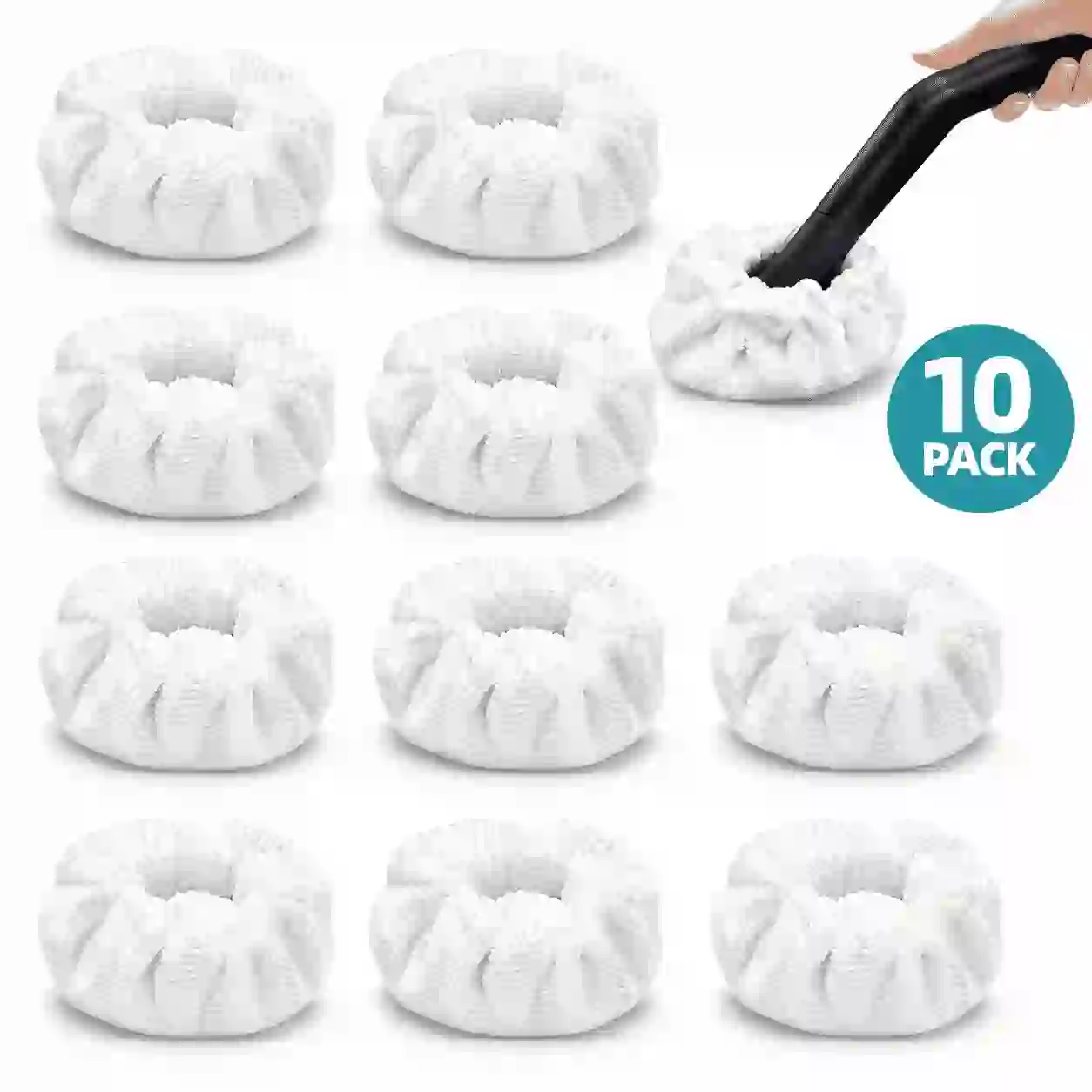 Steam Cleaner Bonnet, Microfiber Bonnet Pads Compatible
