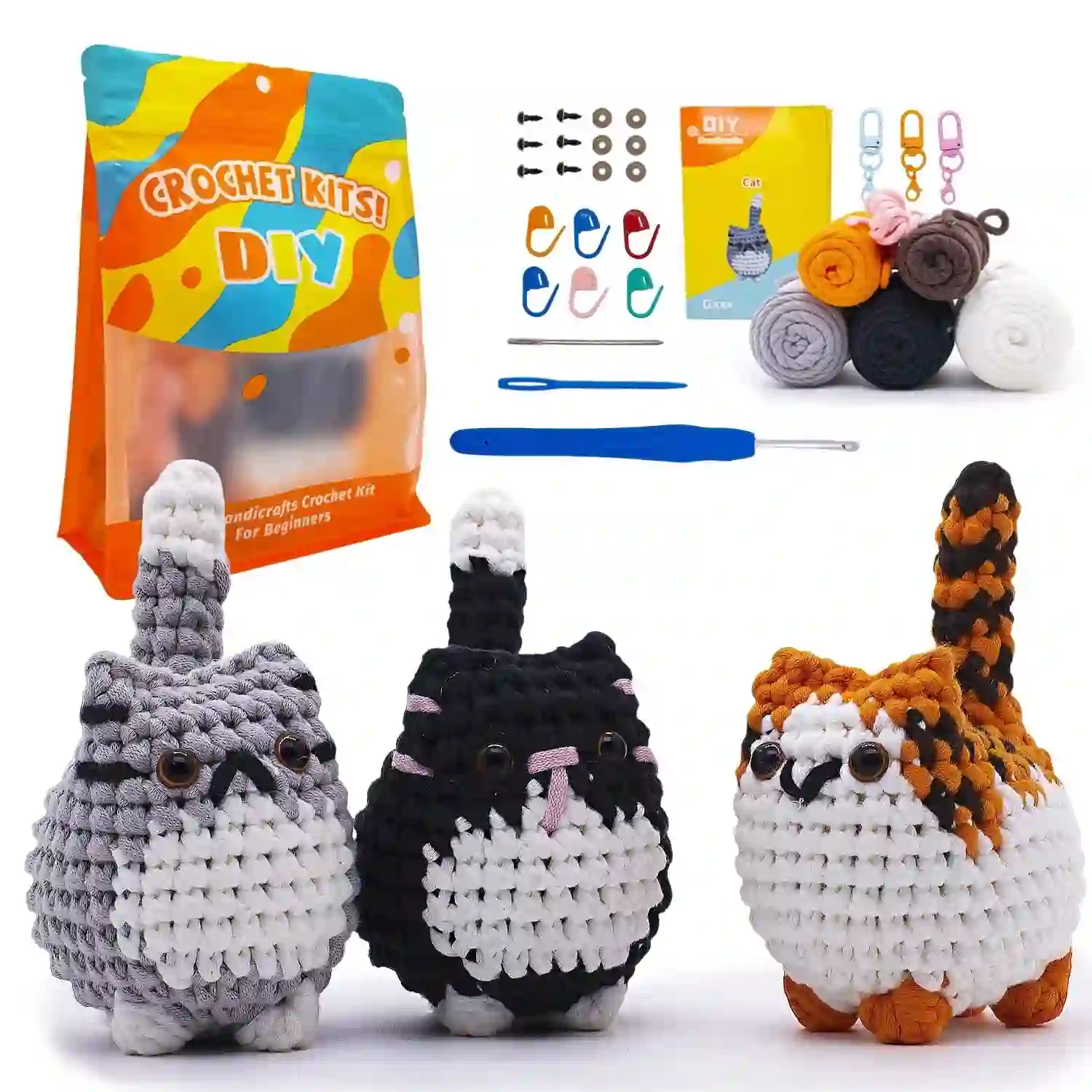 Tikeitoo Crochet Kit for Beginners – Crochet Animal Kits