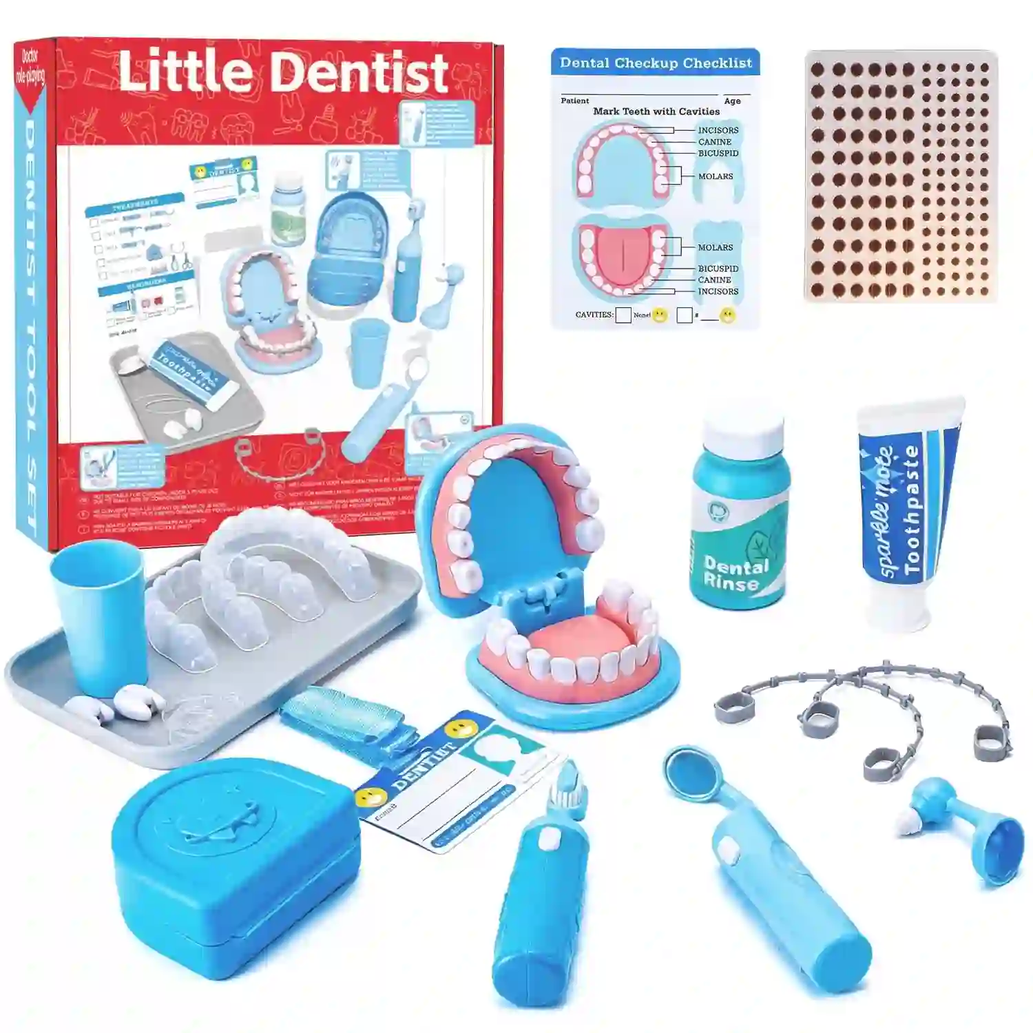 Askmuse Dentist Play Set Kit Toys Gifts