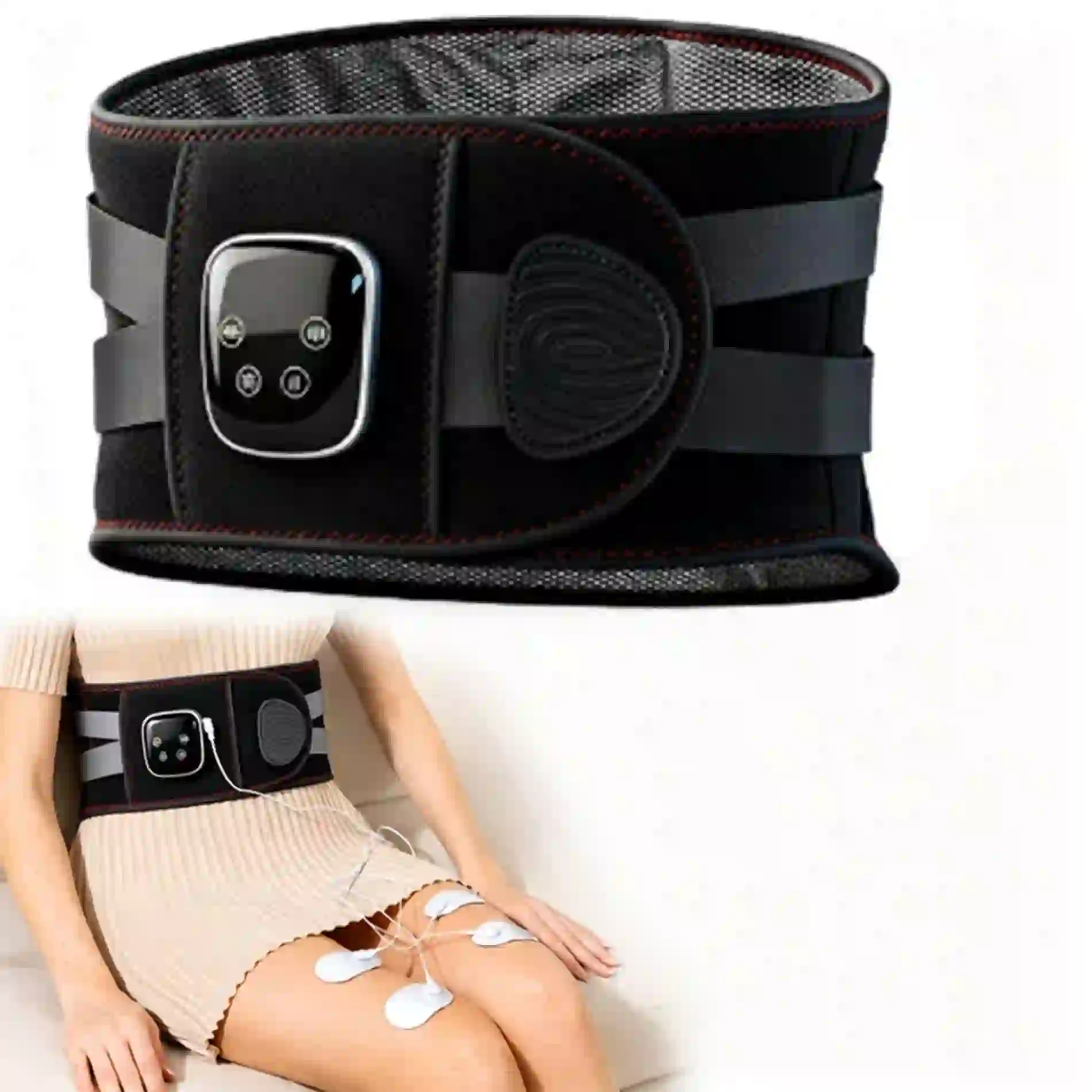 Triple Fusion Massager with Heat & Vibration, Office-black