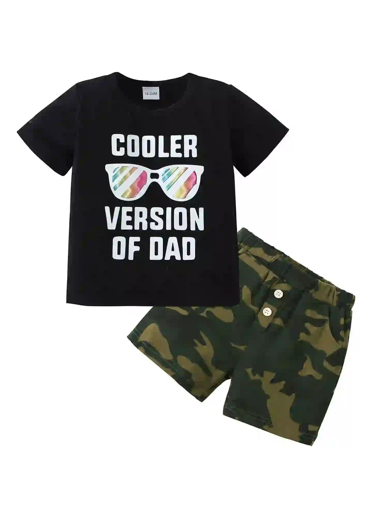 CARETOO Toddler Boy Clothes Baby Leisure Outfits Summer Letter