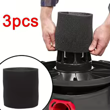 3pcs Foam Sleeve Filter Replacement Parts Foam Replacement Filter